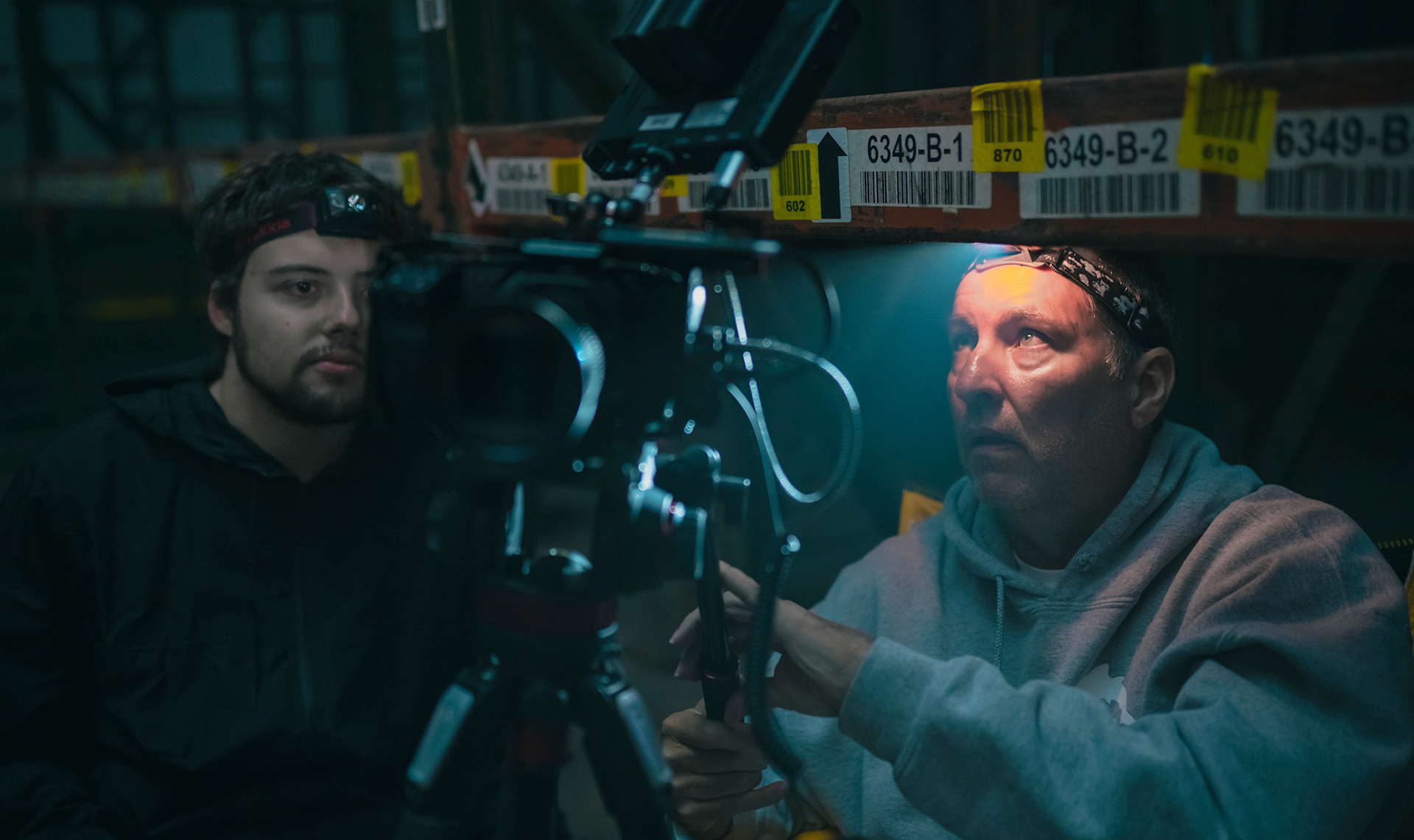 Filmmaker Stephen van Vuuren works with the cast and crew of the science fiction movie Nemesis Eterna. The filming took place in Winston Salem, NC.Photographed, Tuesday, November 2, 2021, in Winston-Salem, N.C. JERRY WOLFORD / Perfecta Visuals