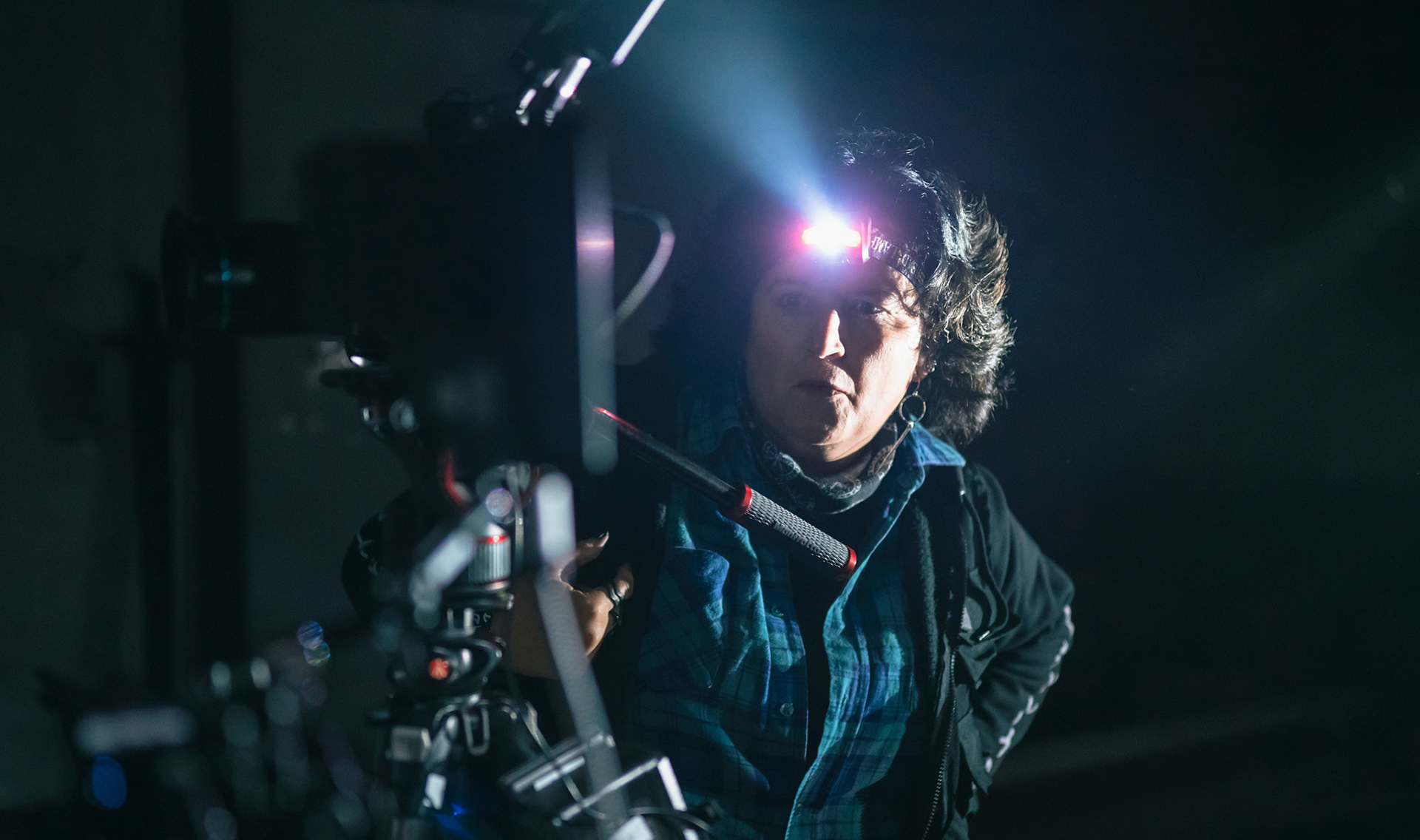 Filmmaker Stephen van Vuuren works with the cast and crew of the science fiction movie Nemesis Eterna. The filming took place in Winston Salem, NC.Photographed, Tuesday, November 2, 2021, in Winston-Salem, N.C. JERRY WOLFORD / Perfecta Visuals