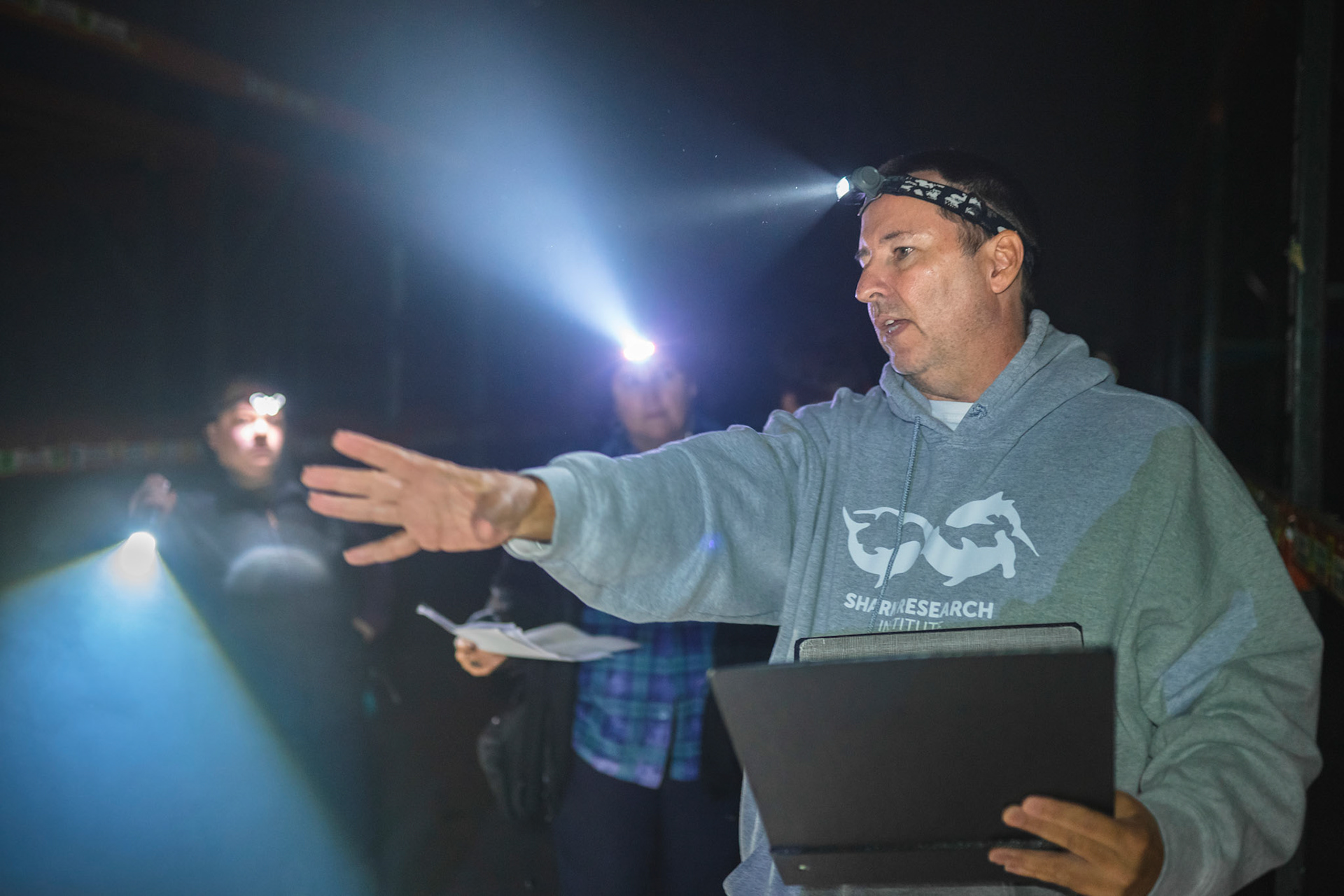 Filmmaker Stephen van Vuuren works with the cast and crew of the science fiction movie Nemesis Eterna. The filming took place in Winston Salem, NC.Photographed, Tuesday, November 2, 2021, in Winston-Salem, N.C. JERRY WOLFORD / Perfecta Visuals