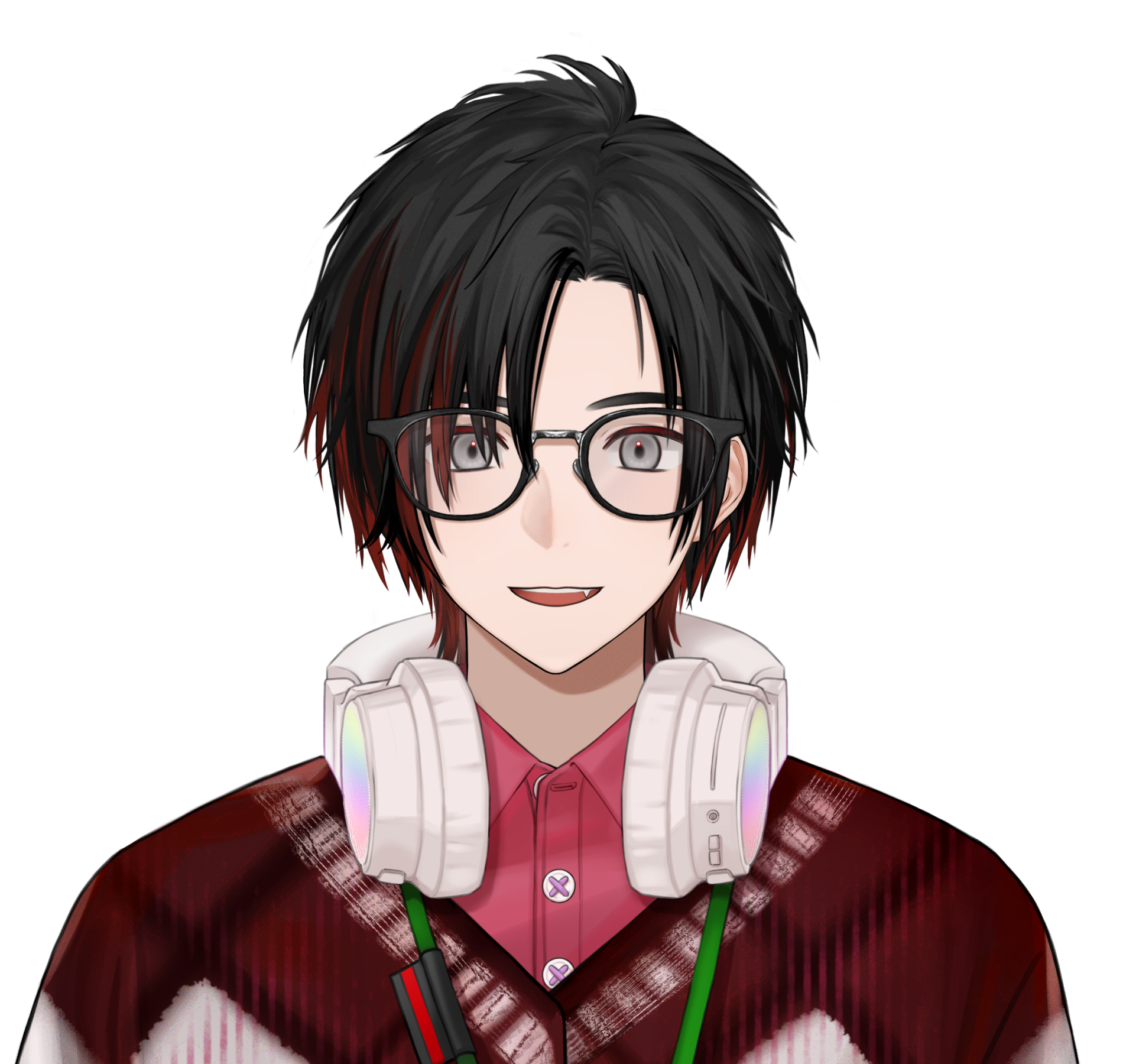 ネットカフェアトロ所属：大鳥風雅 様 ( https://x.com/otorifuga_atro ) のキャラクターデザイン/イラストを担当しました