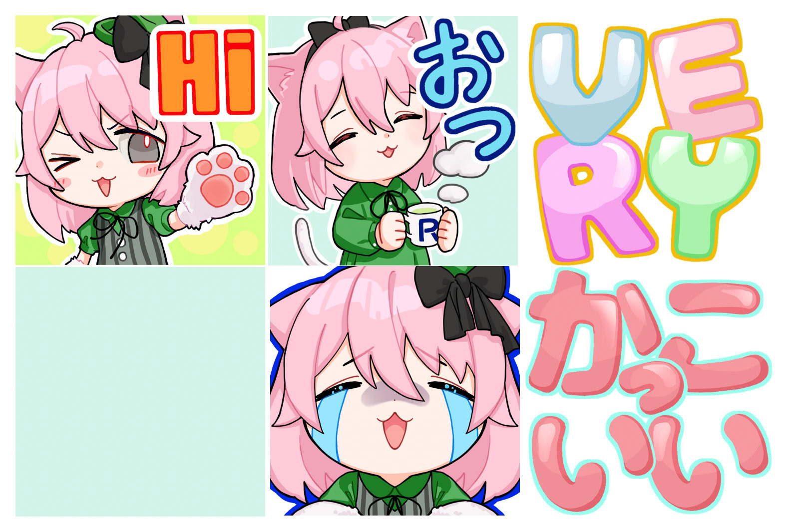 るかはる様（https://t.co/SKjWd4LbVG）のTwitchスタンプを書かせていただきました