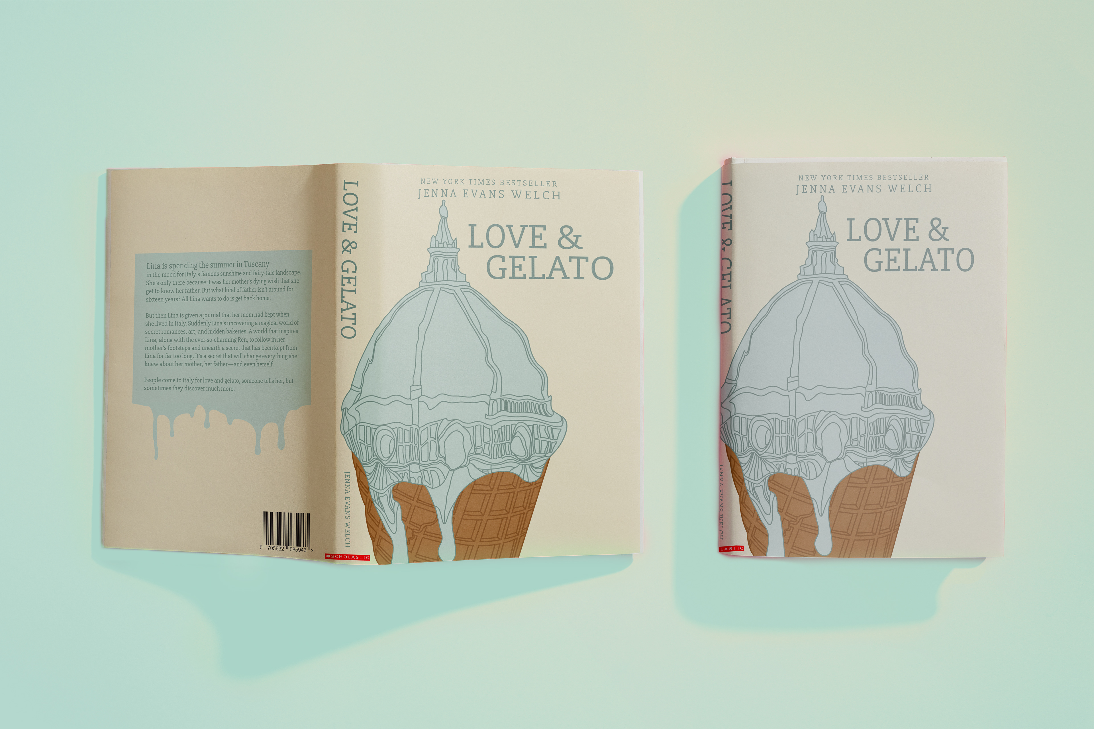 This is a fun book about loss, travel, love, and figuring out where you fit in this world. This book holds a special place in my heart as it is set in Florence, Italy where I studied abroad in summer 2019 and came to love. As soon as I decided to design this cover I knew it had to have the famous Duomo, as well as showcase arguably one of the best parts of Italy, gelato.