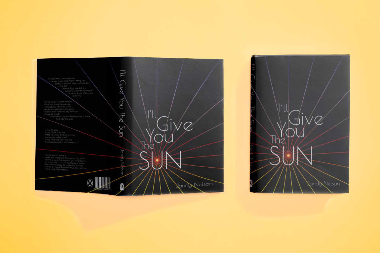 This is a beautiful book about twin artists figuring out who they are apart. They go though some tough times, but find that even in the darkness there is light. I wanted to showcase this through simple, clean illustrations and typography.