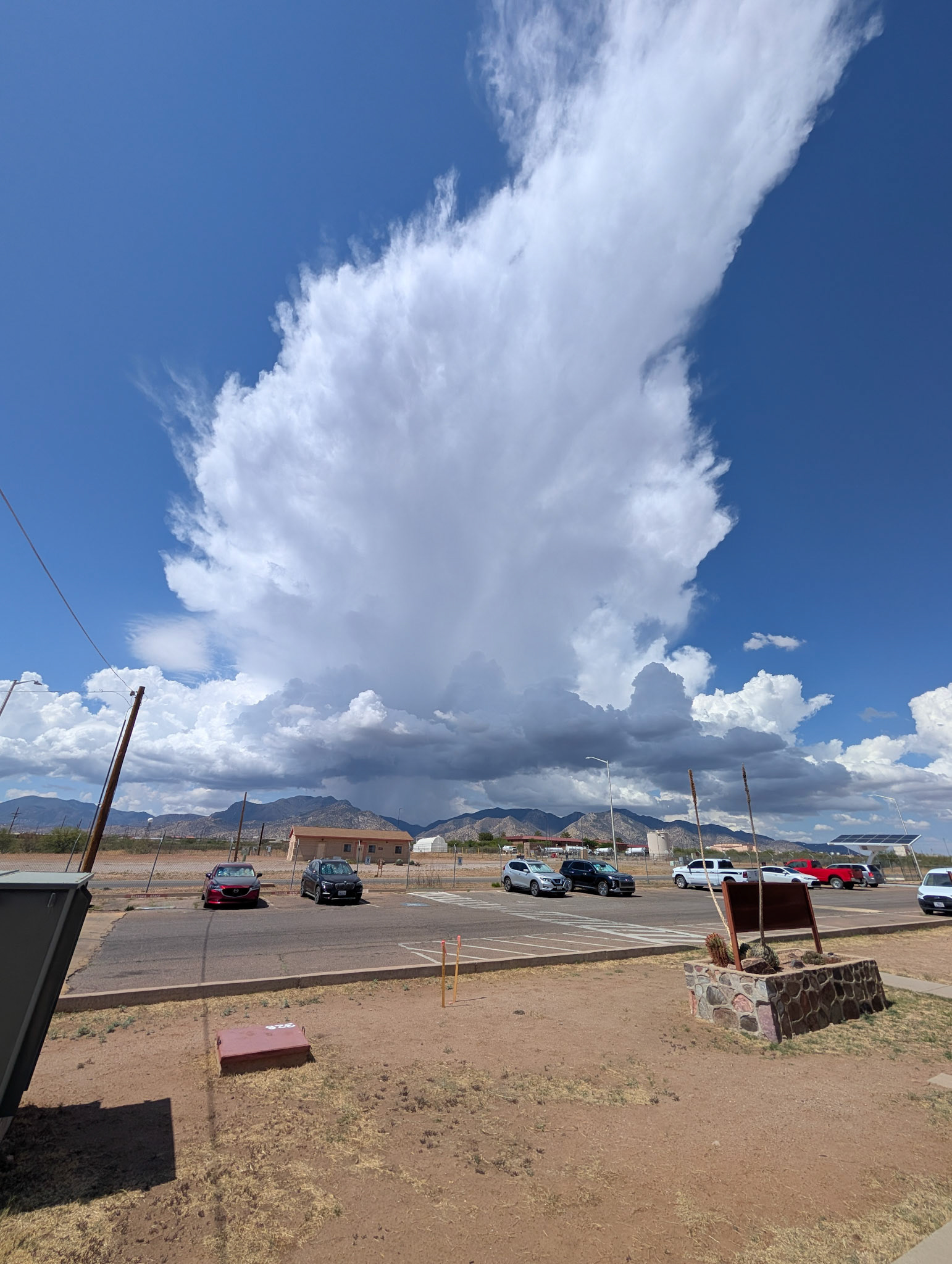 The first big thunderstorm of the season