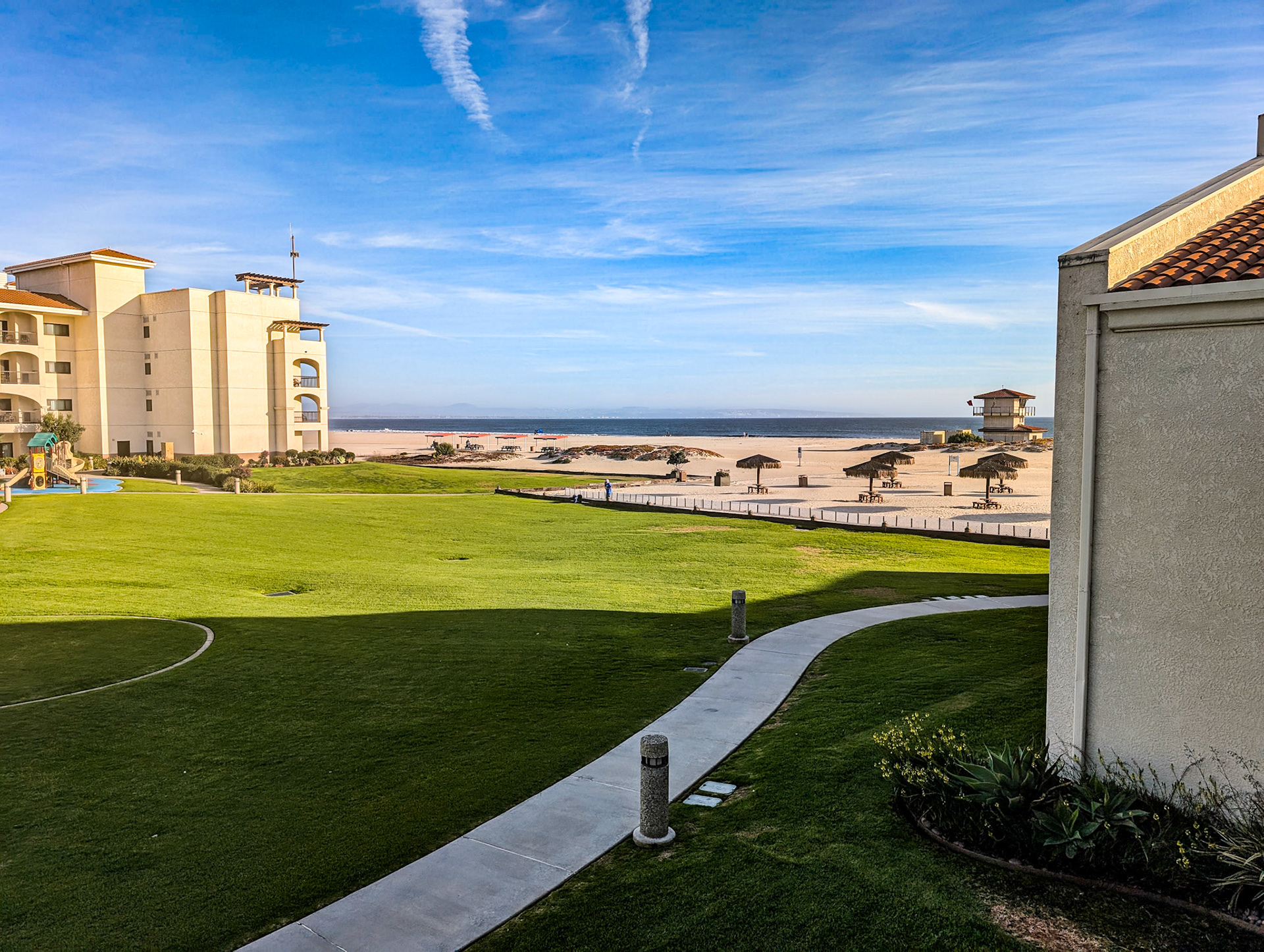 View from our balcony at the Coronado Navy Lodge