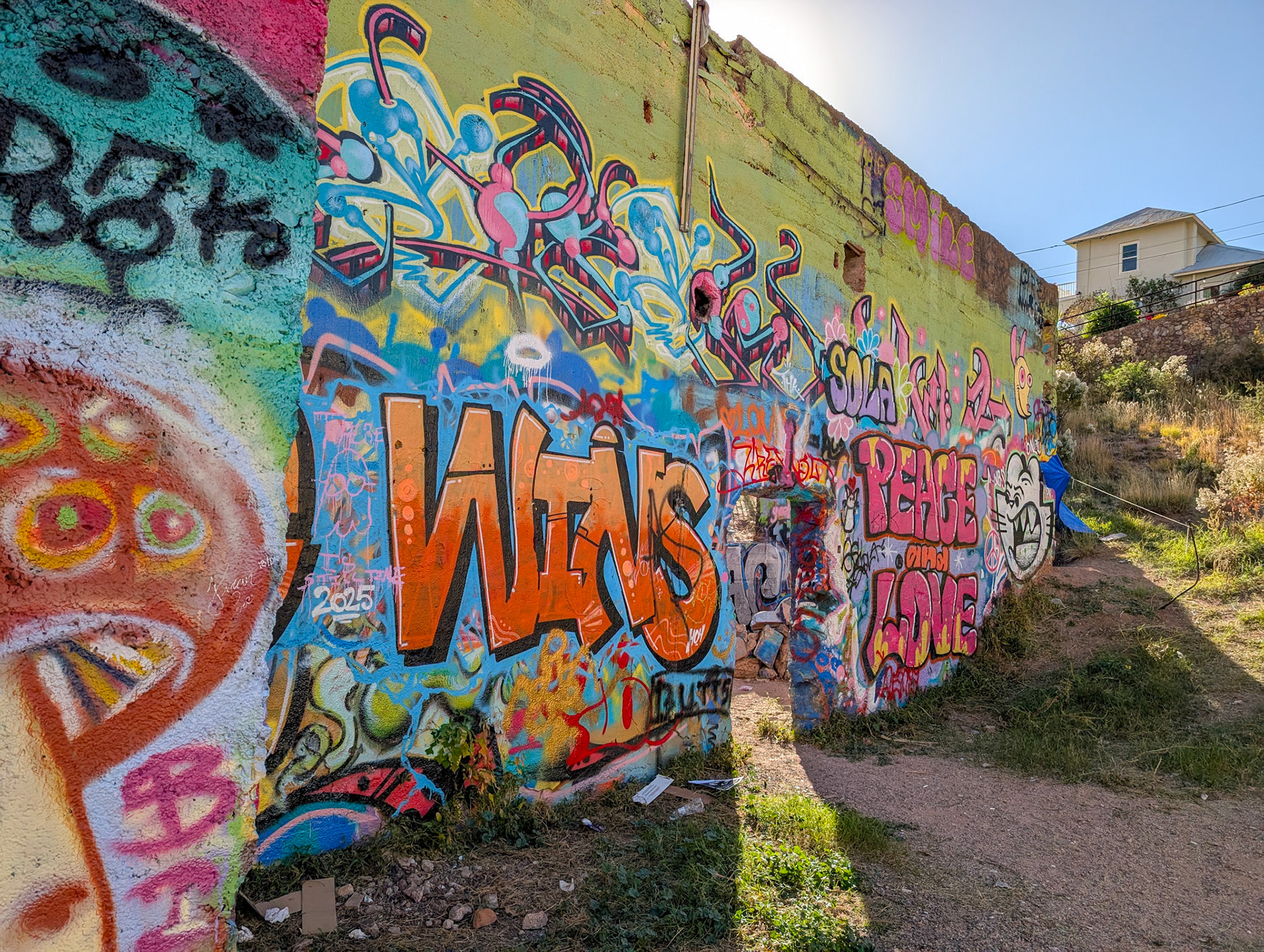 Another trip to the graffiti wall