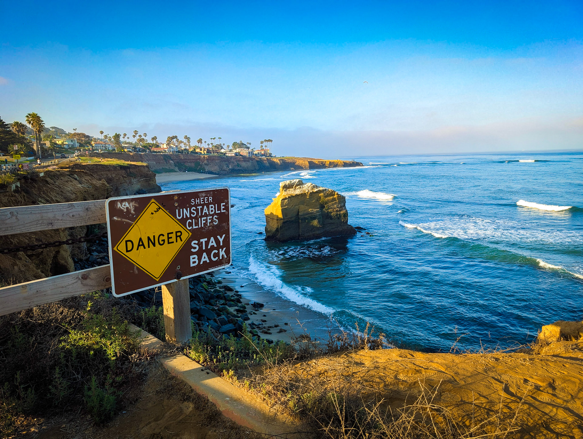 Looking out over Sunset Cliffs