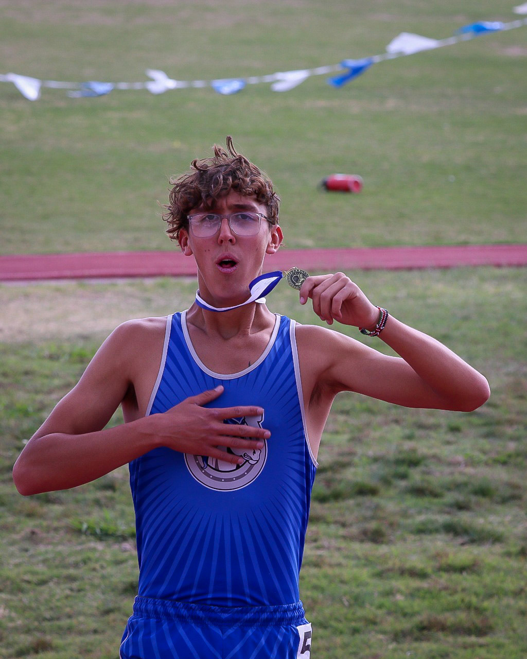 Yep, he got a medal