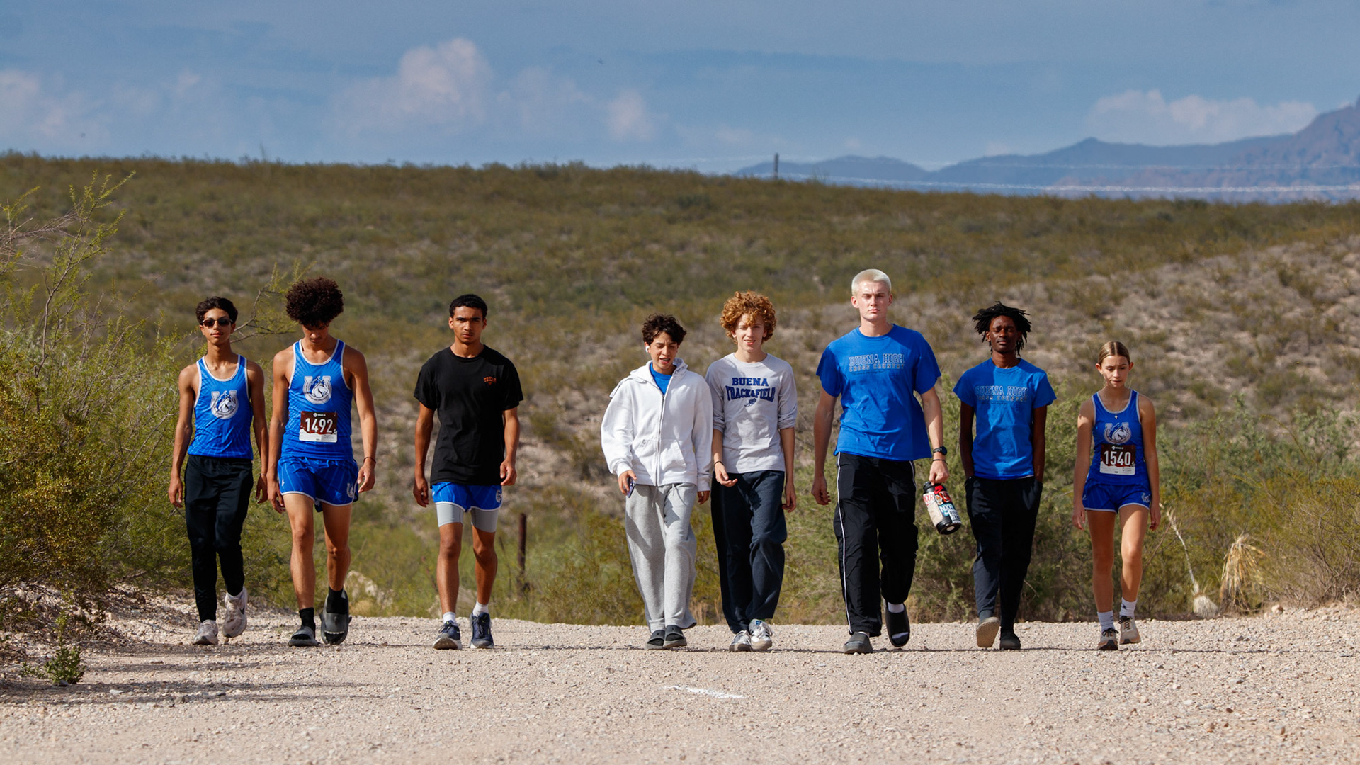 The Buena High School varsity cross country team