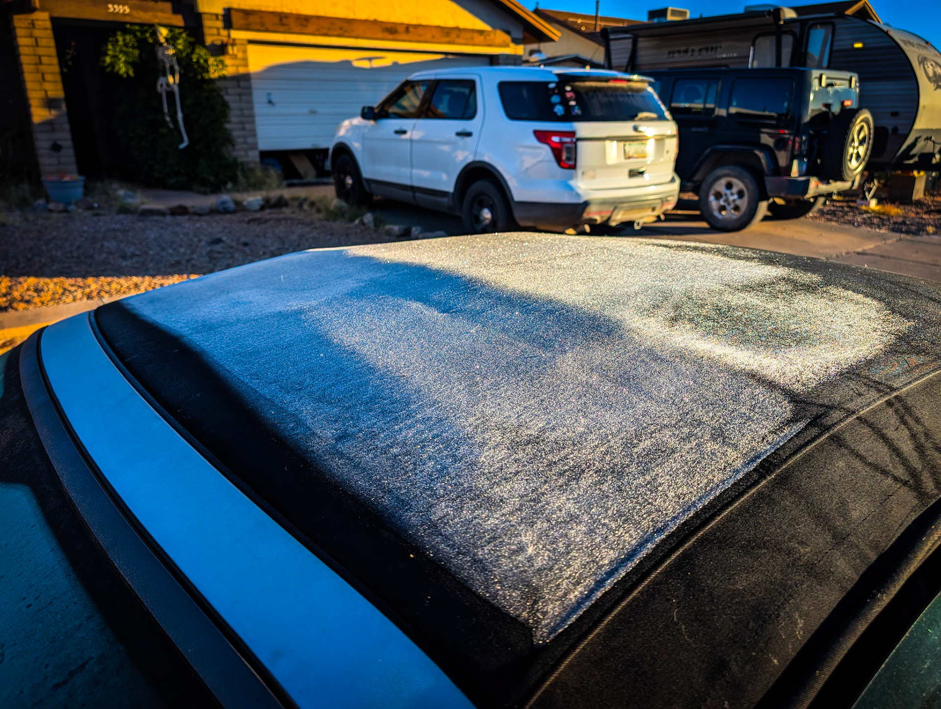The first frost of the year