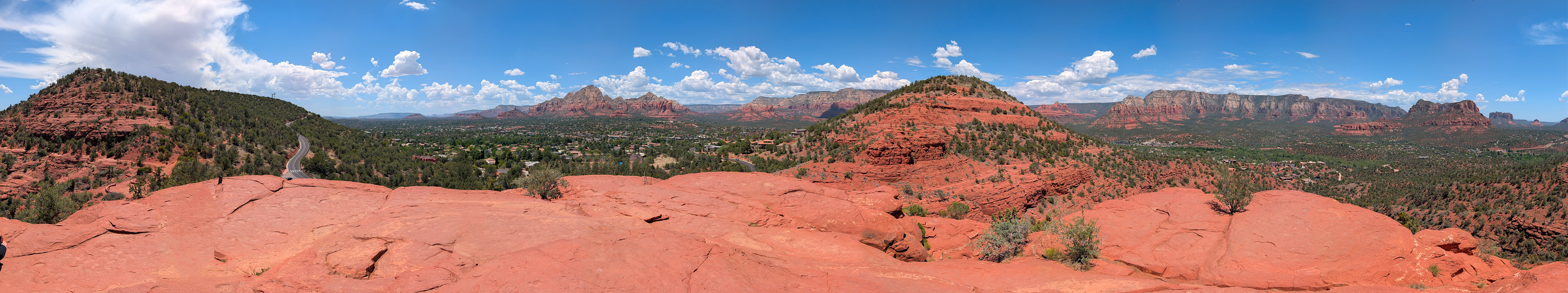 Panorama from Sedona airport loop trail