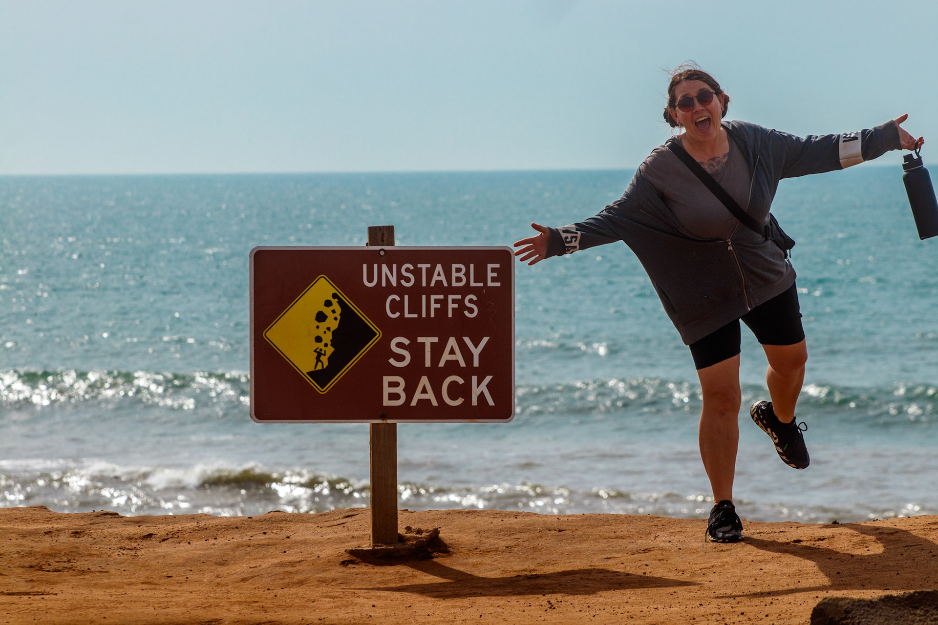 lol, she is anti warning sign