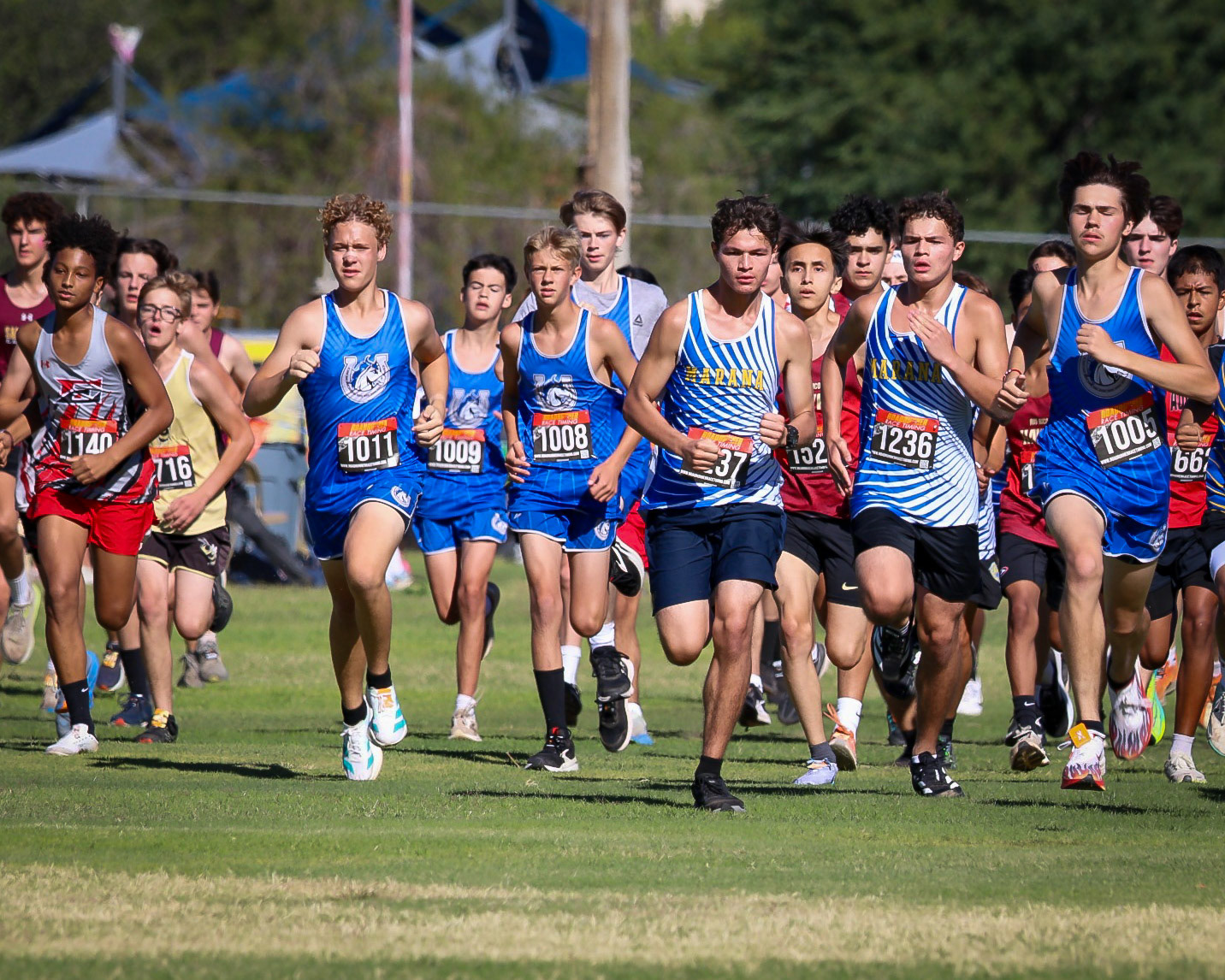 The start of the race