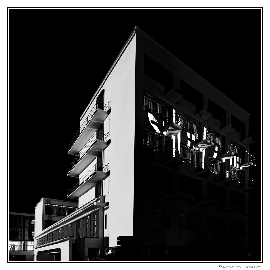 Bauhaus Dessau | Lichtinstallation