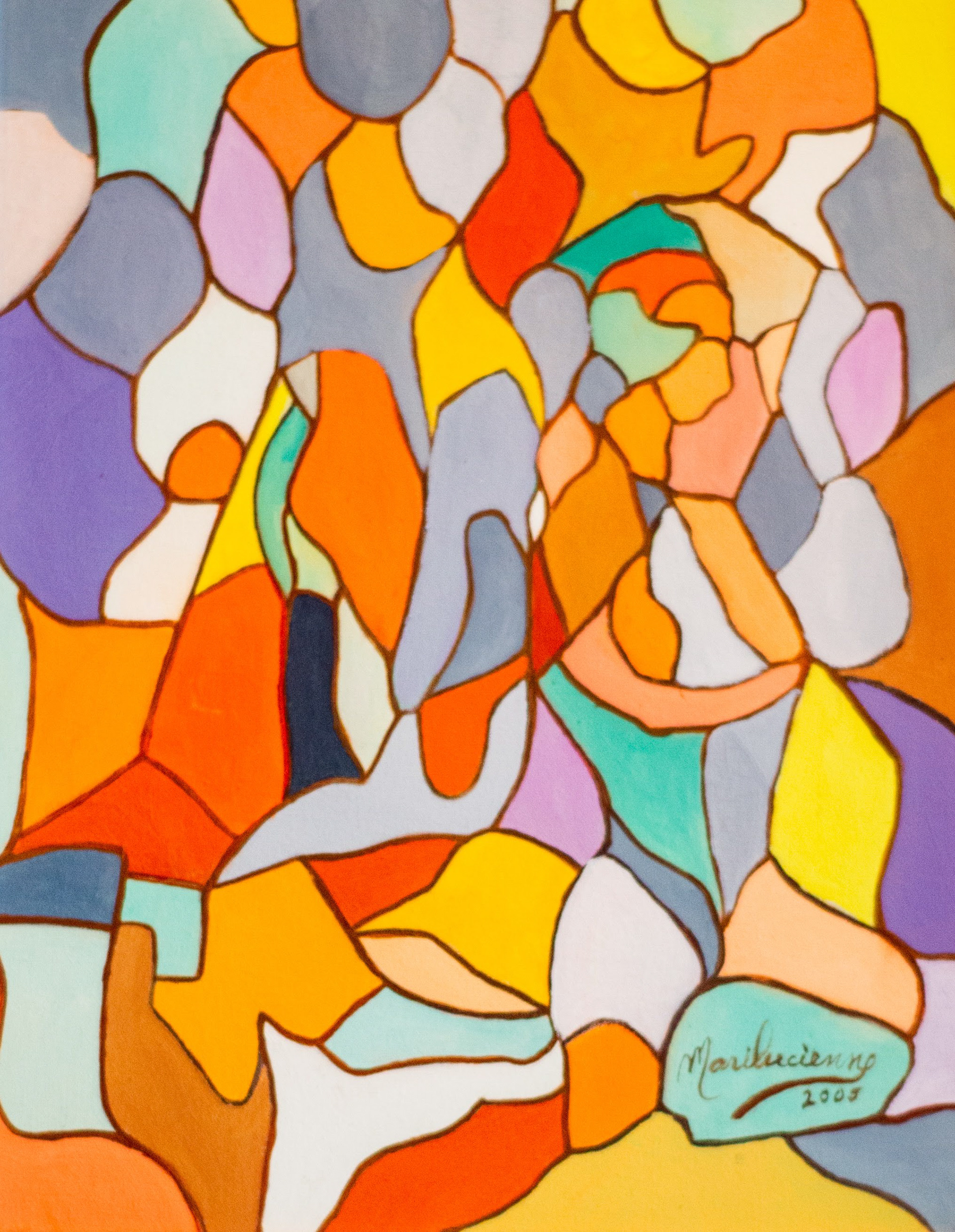 Au Marché (Huile / 14x18)