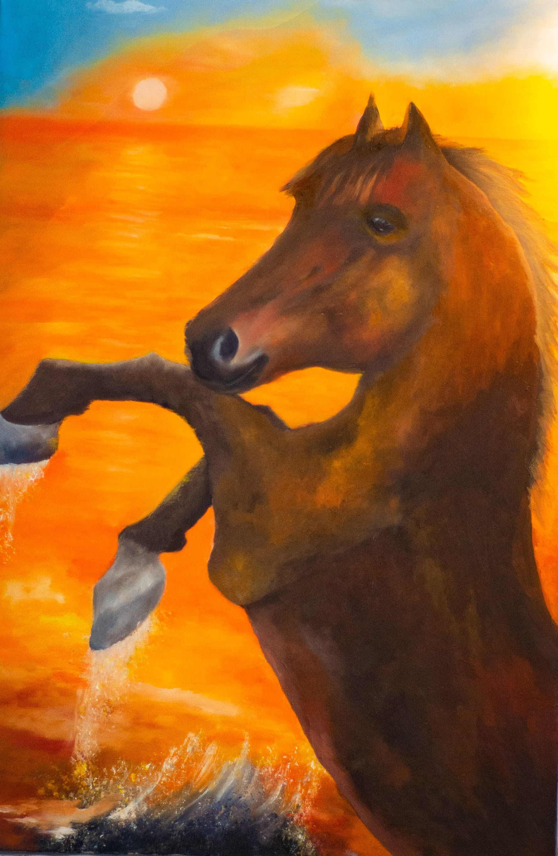 Le Poulin (Huile/24x36)