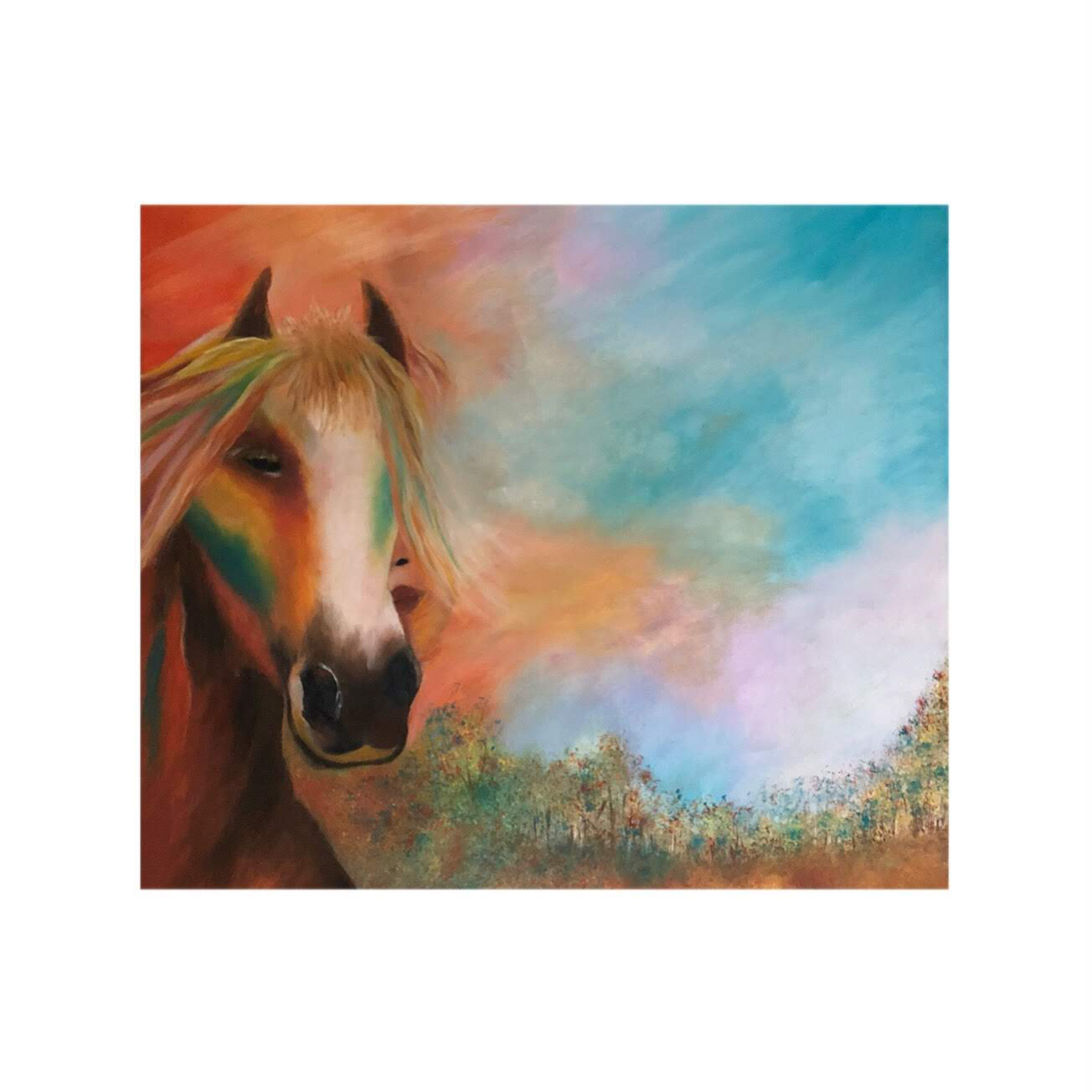 Promenade Equestre (Huile/24x36) 