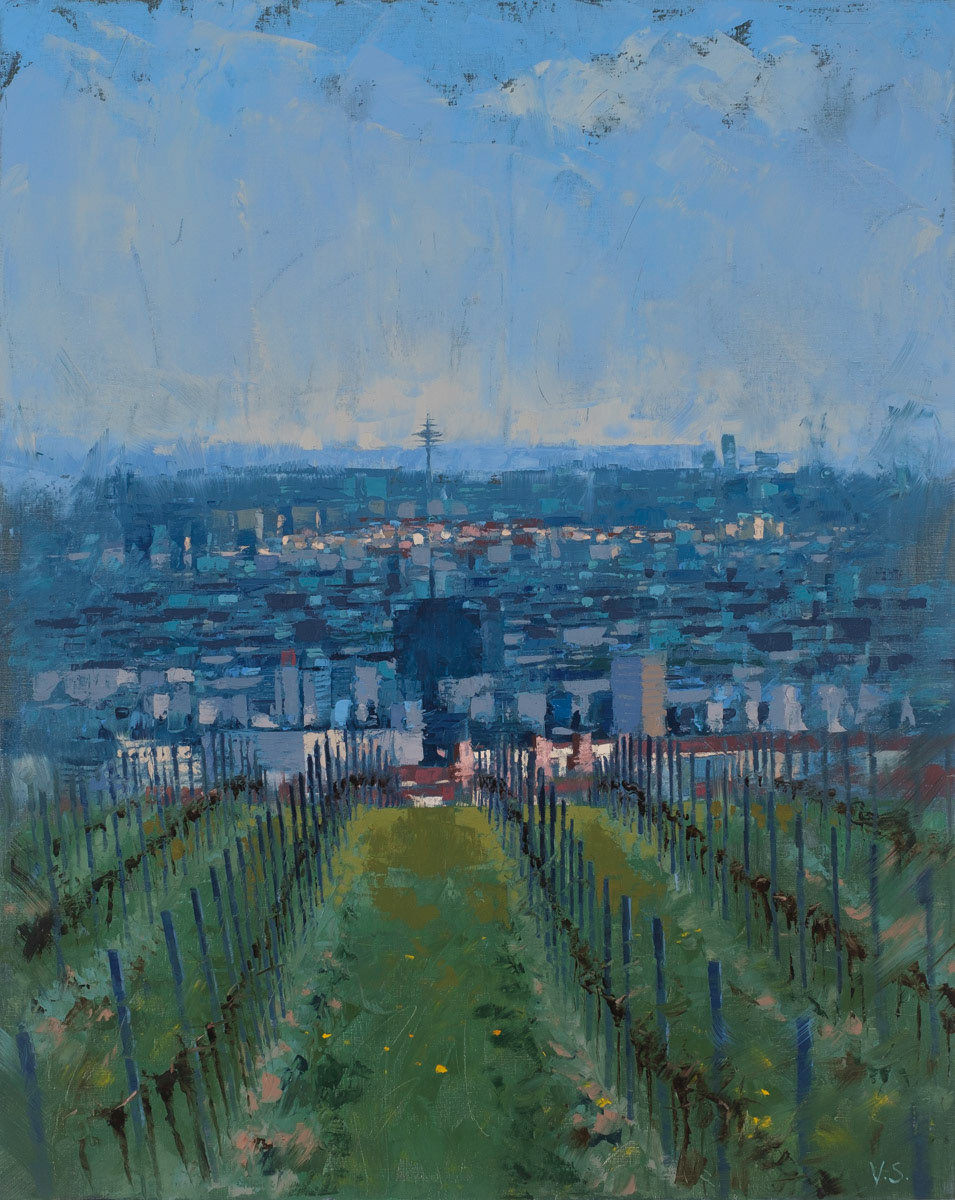 VIENNA VIEW X SPRING, 2021, 100x80cm
