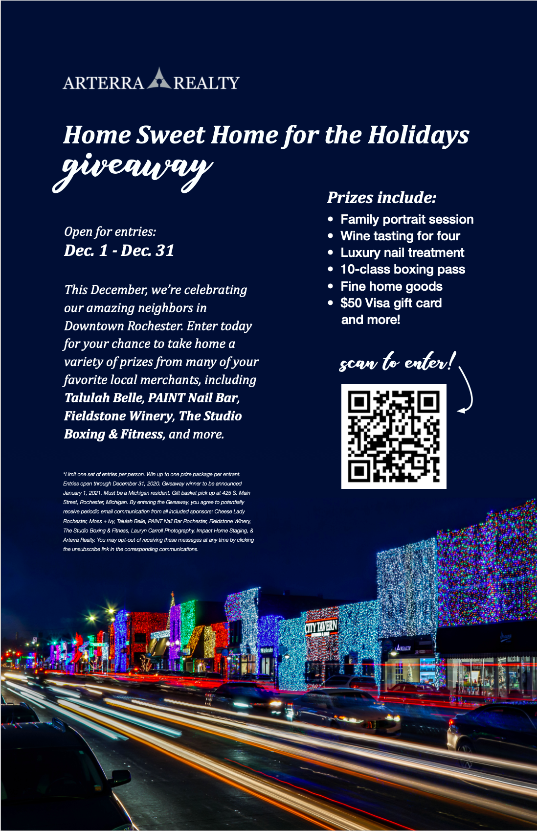 Holiday Campaign Flyer - Arterra Realty
