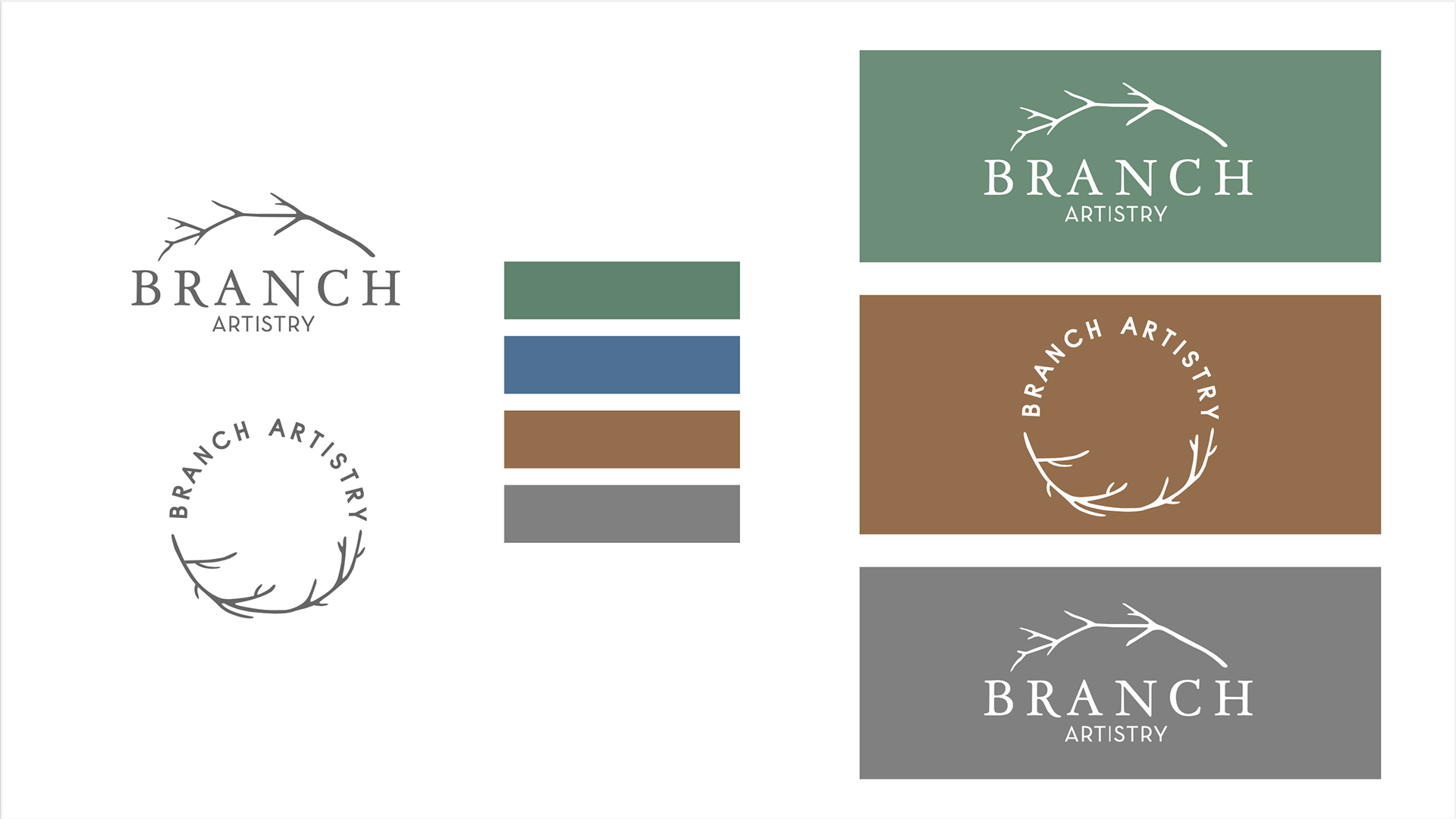 Branding Design - Branch Artistry (Woodworking)