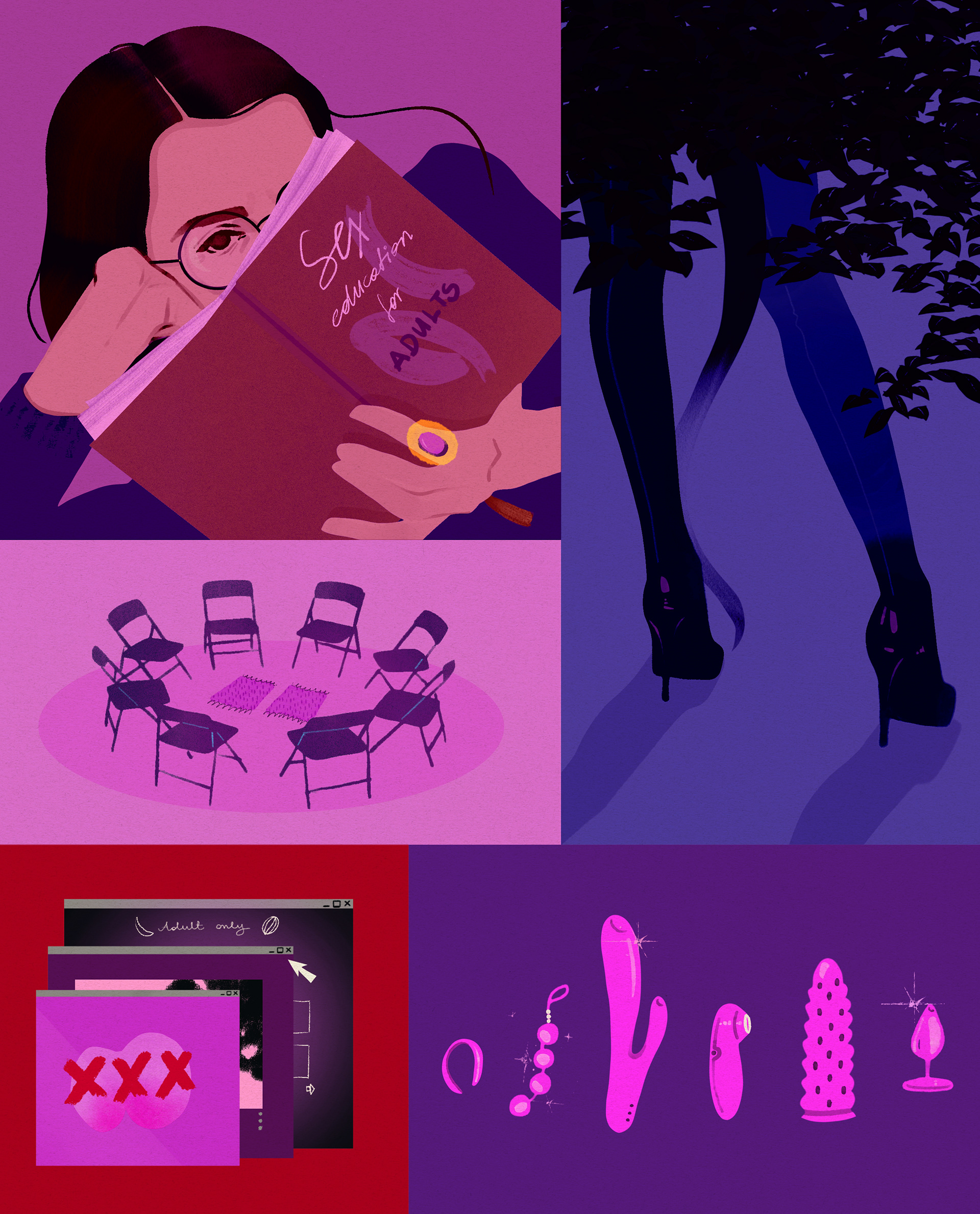  Sex education for adults, Wysokie obcasy magazine