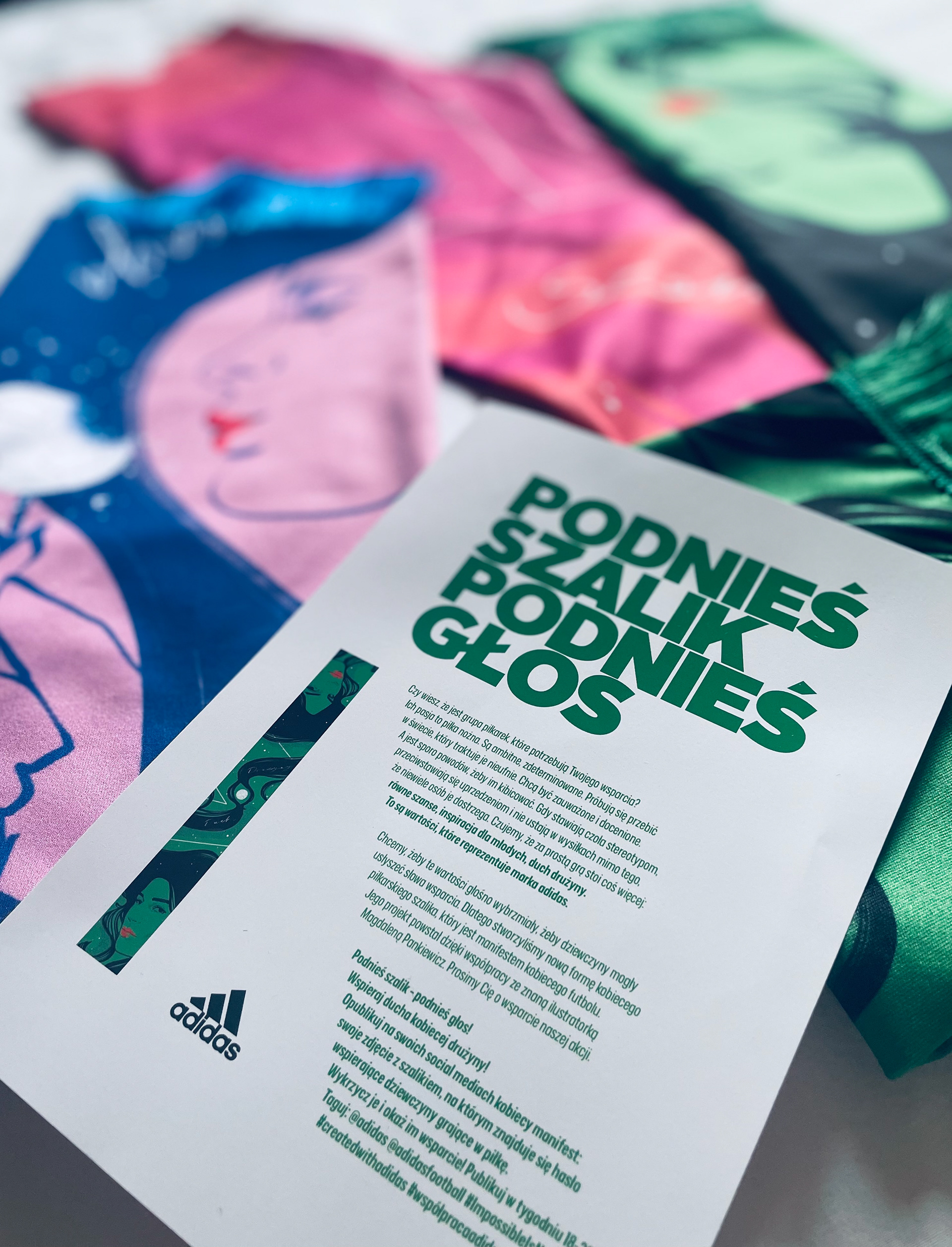 A campaign to promote football among young girls, Adidas