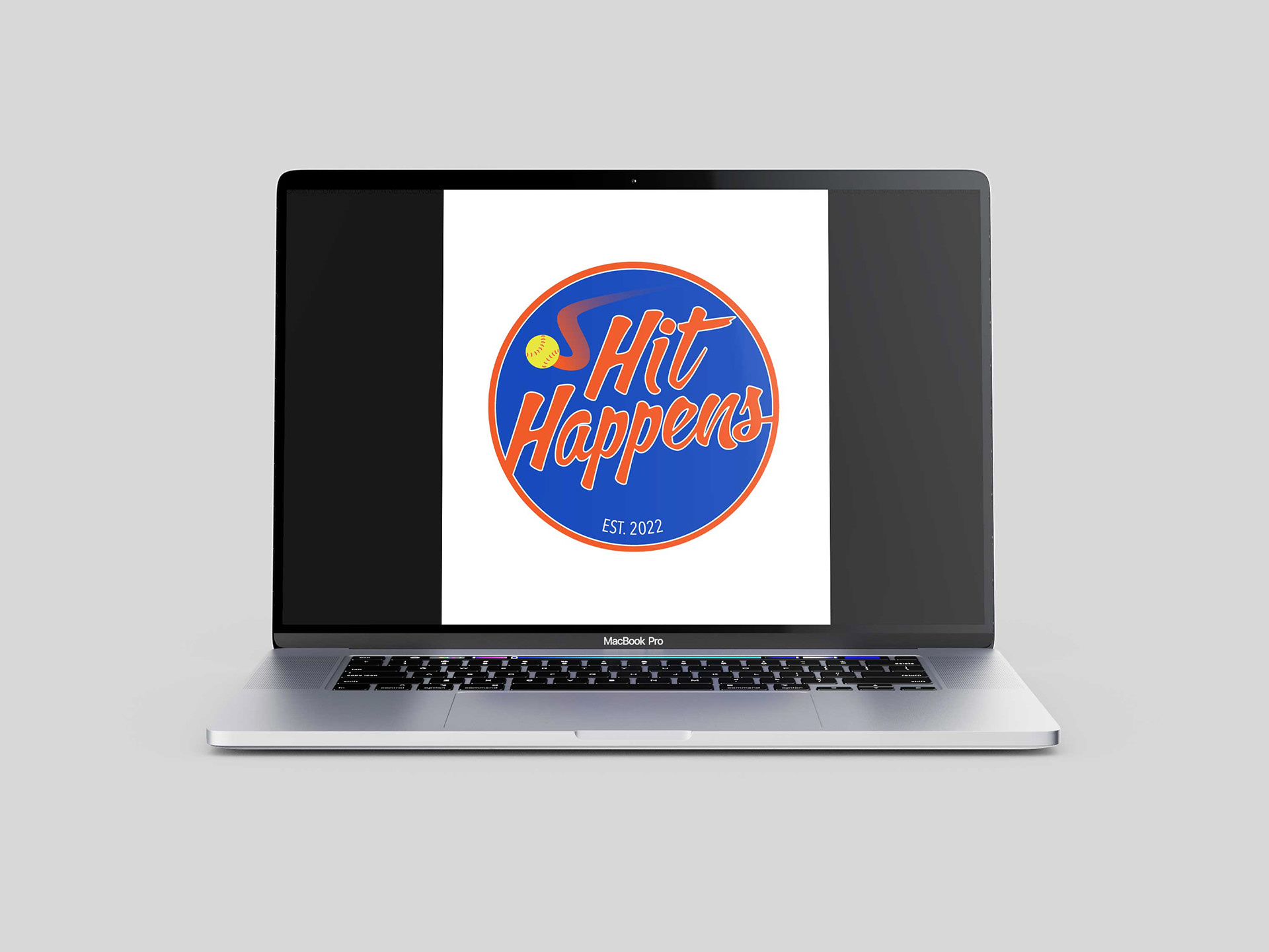 Softball Team Logo - Hit Happens