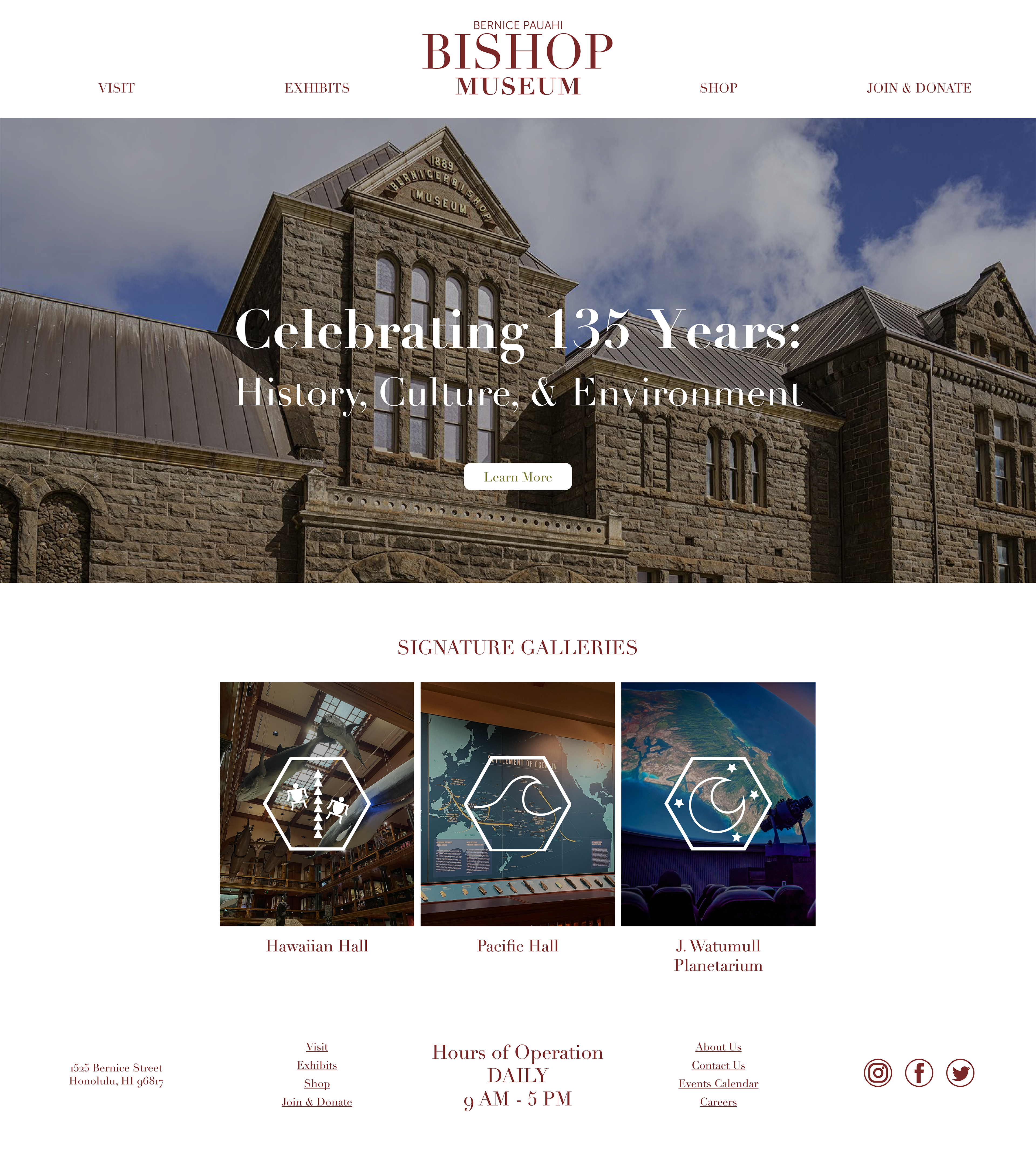 Landing page