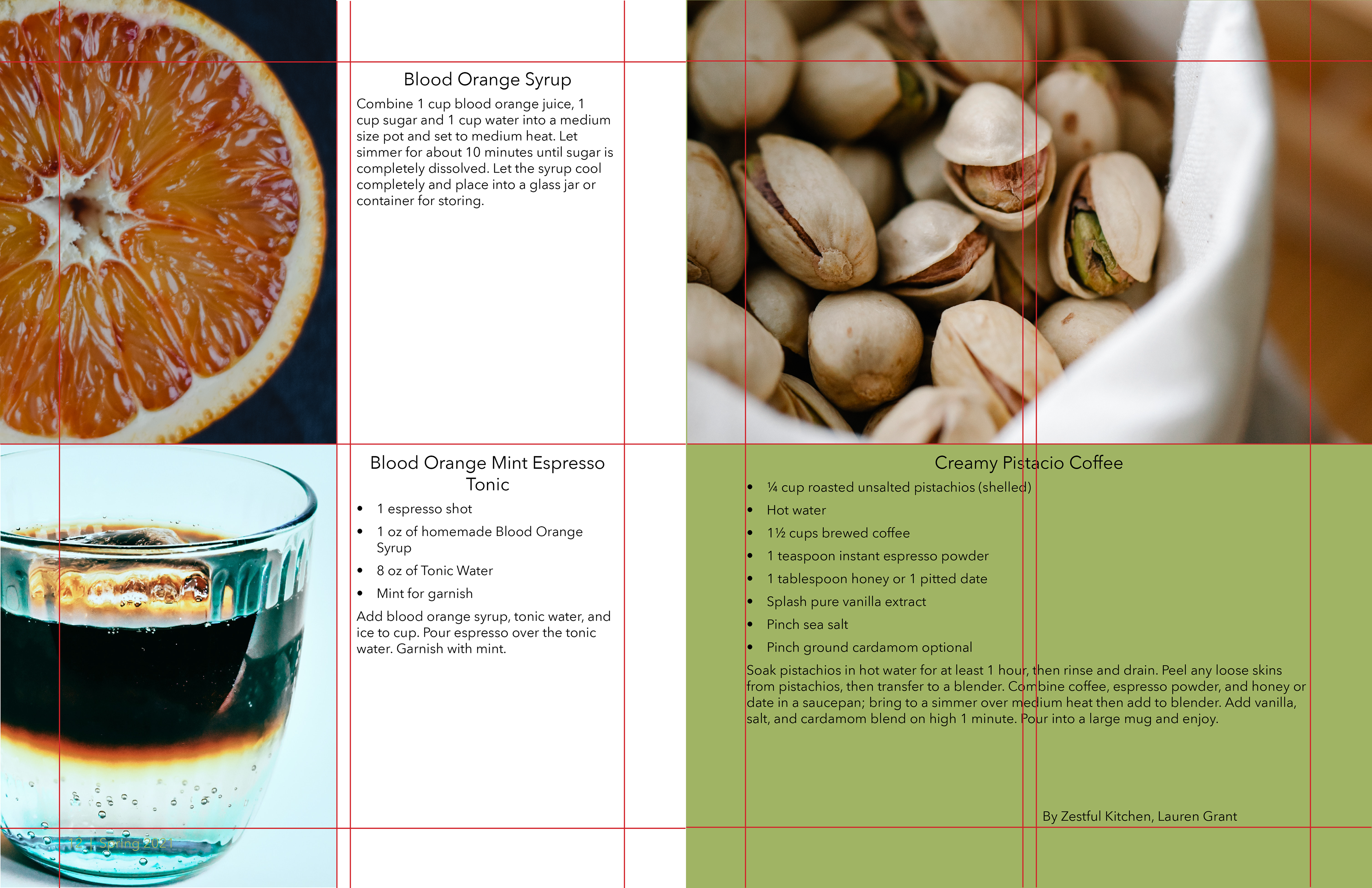 2 Column Grid for Recipes