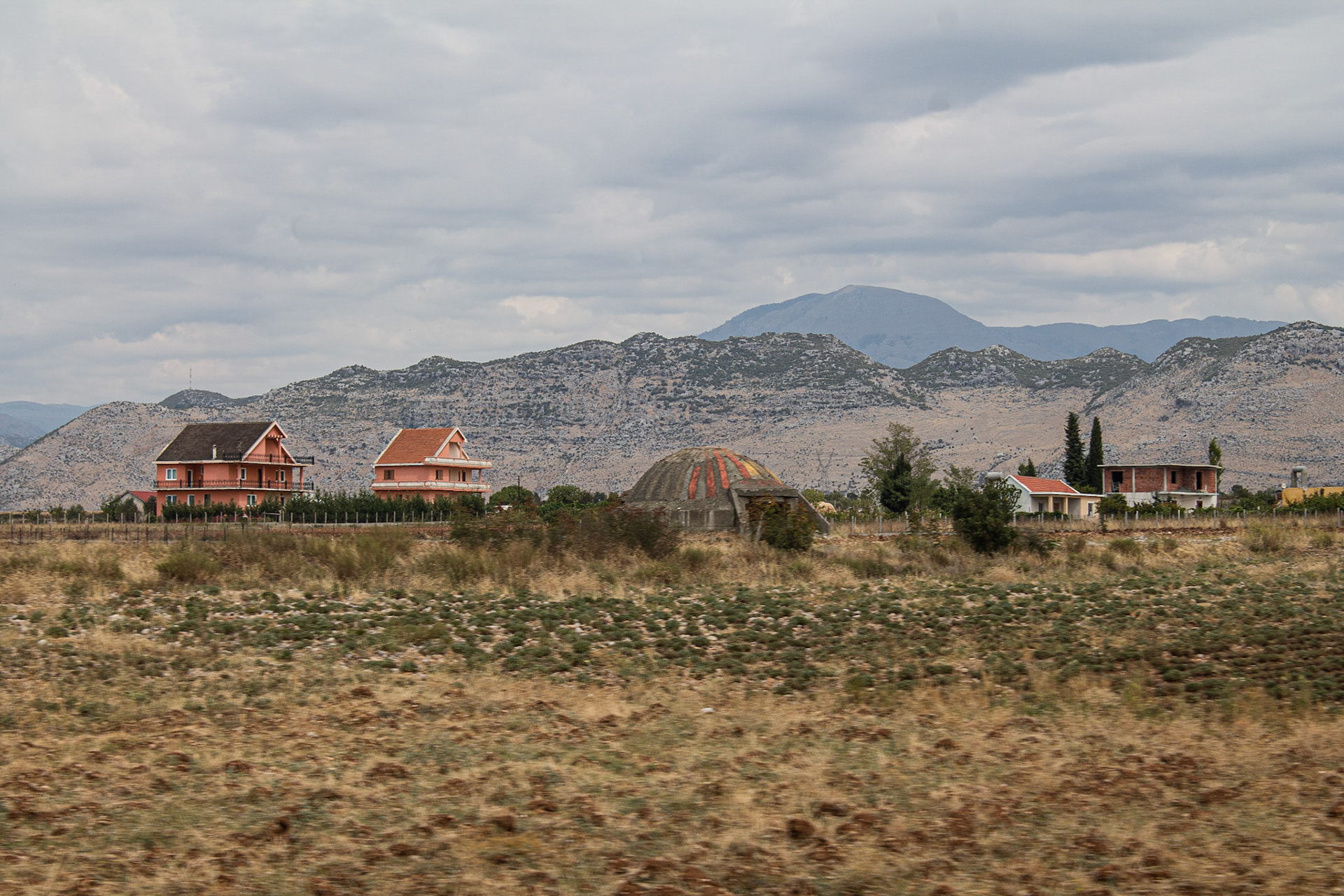 One of many remaning bunkers in Albania, Grilë