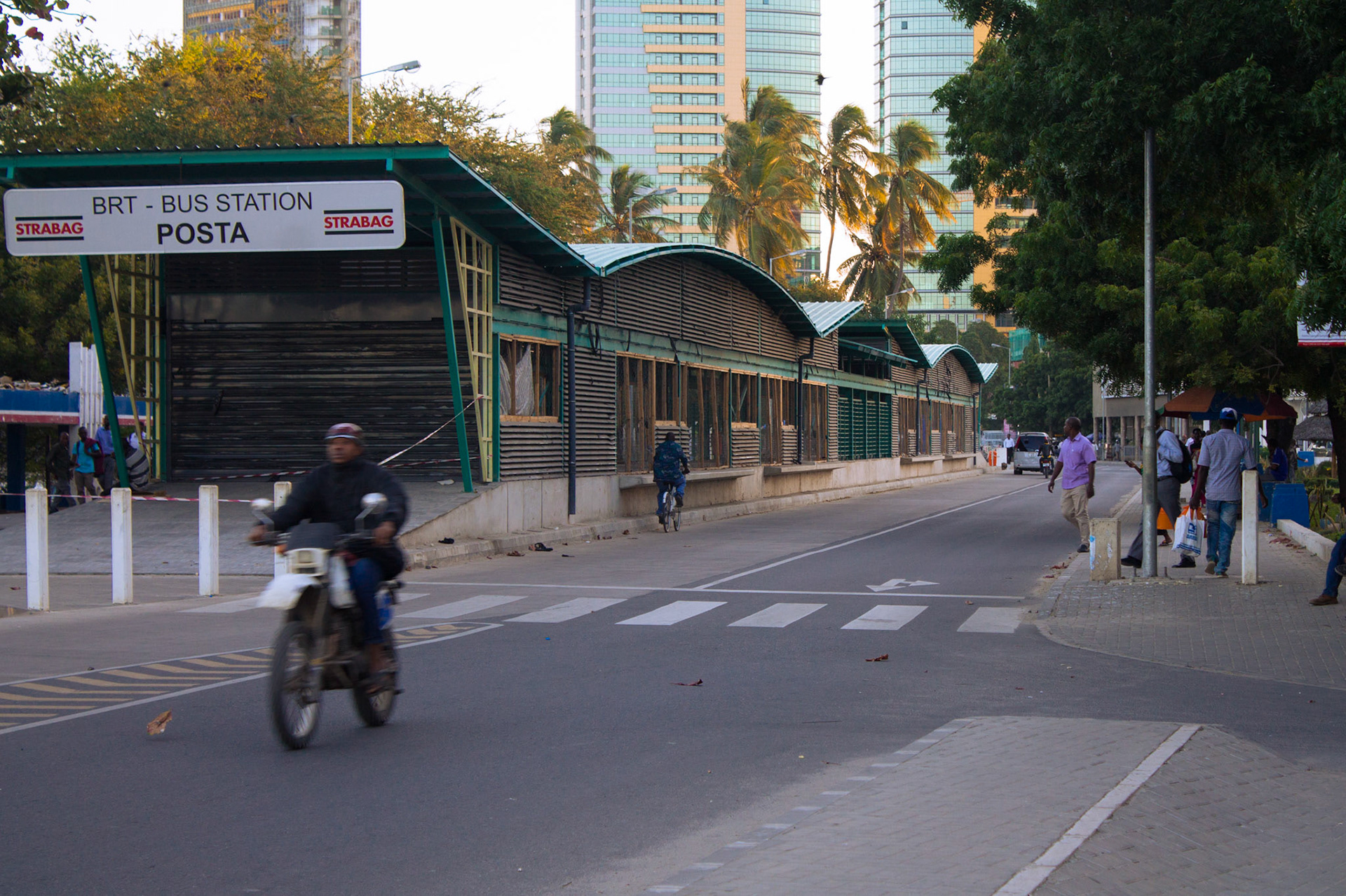 Busstop in Dar-Es-Salaam