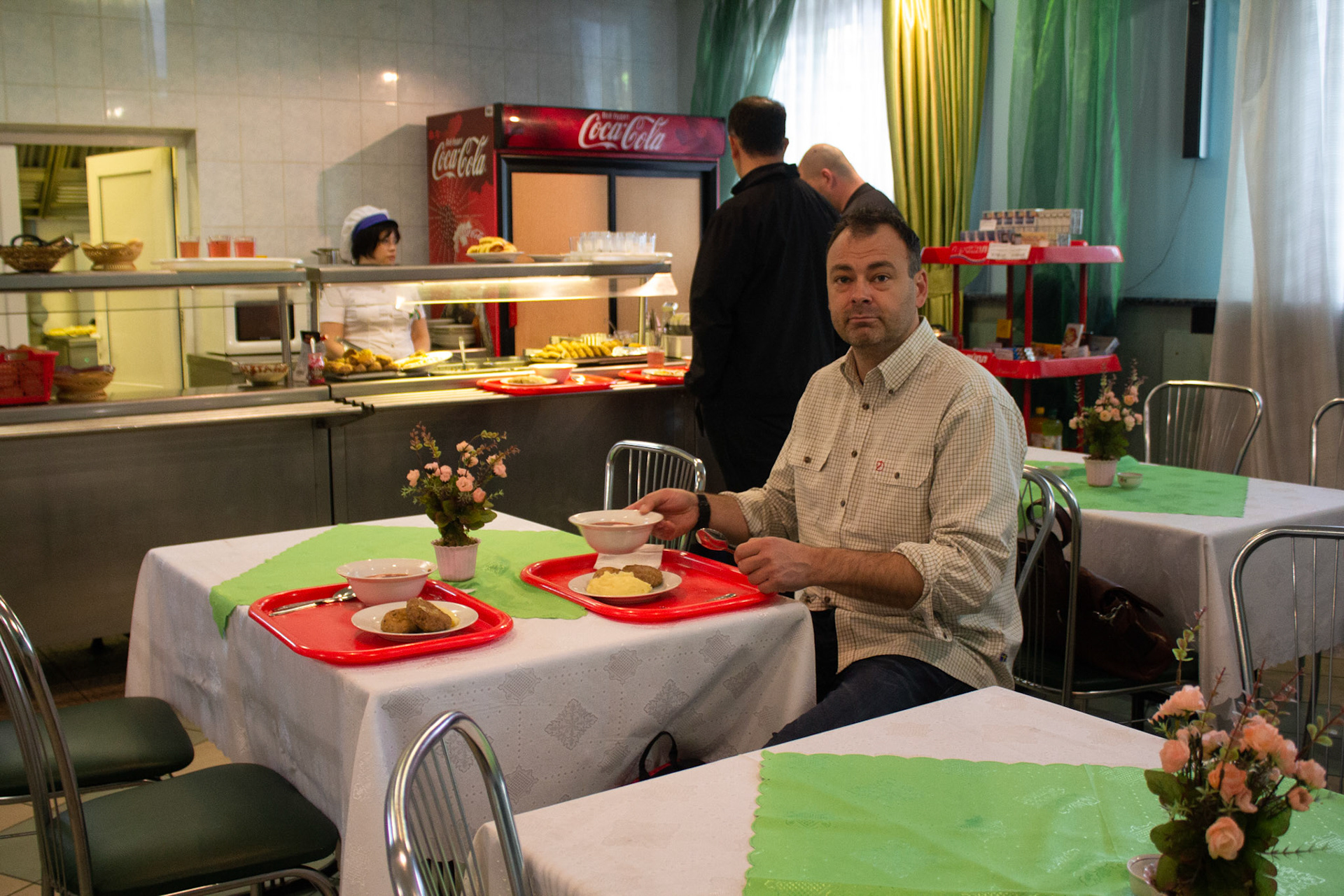 We tried the staff catering at the Traktor works, Minsk