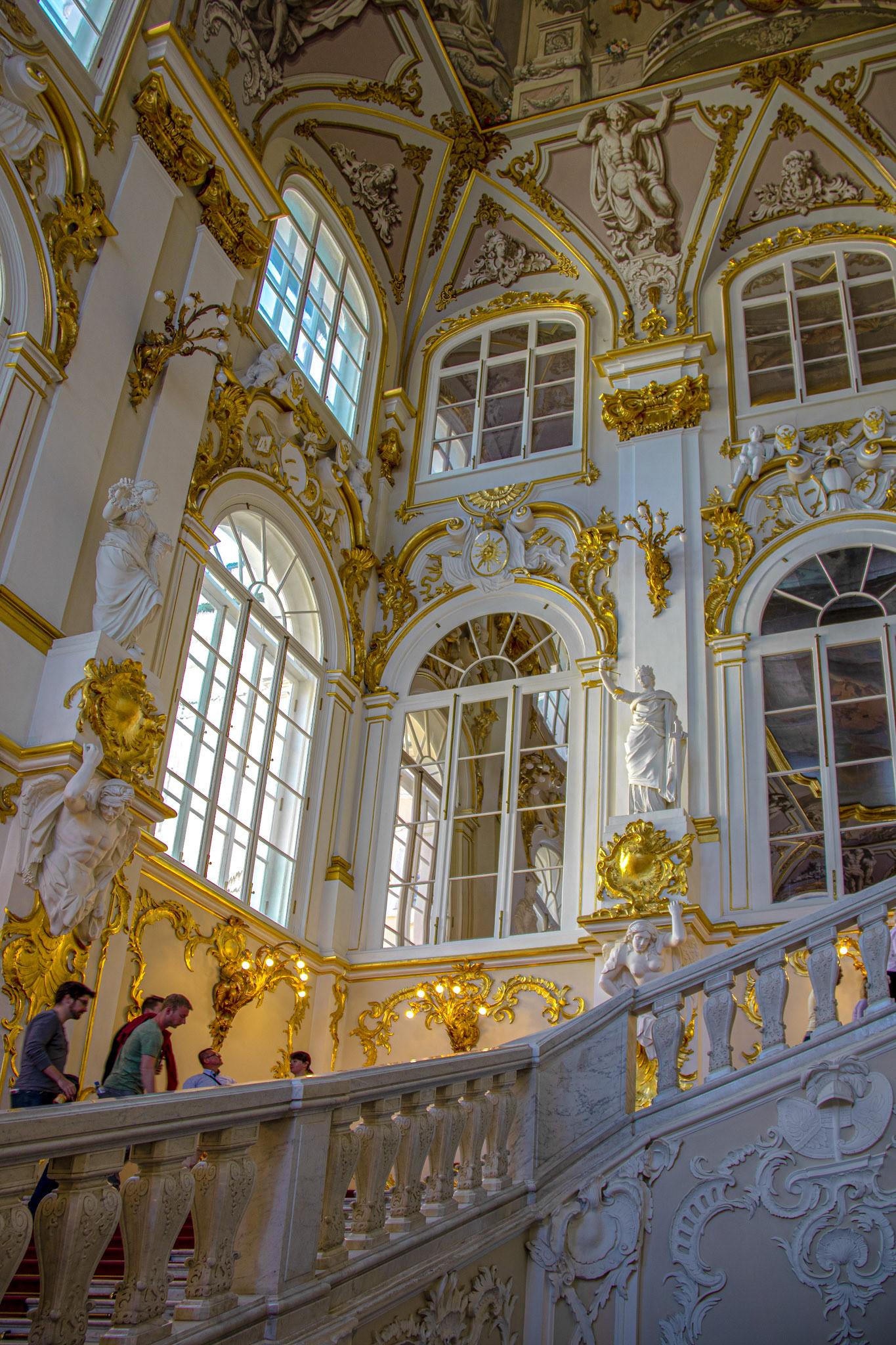 Inside the Winter Palace, St Petersburg