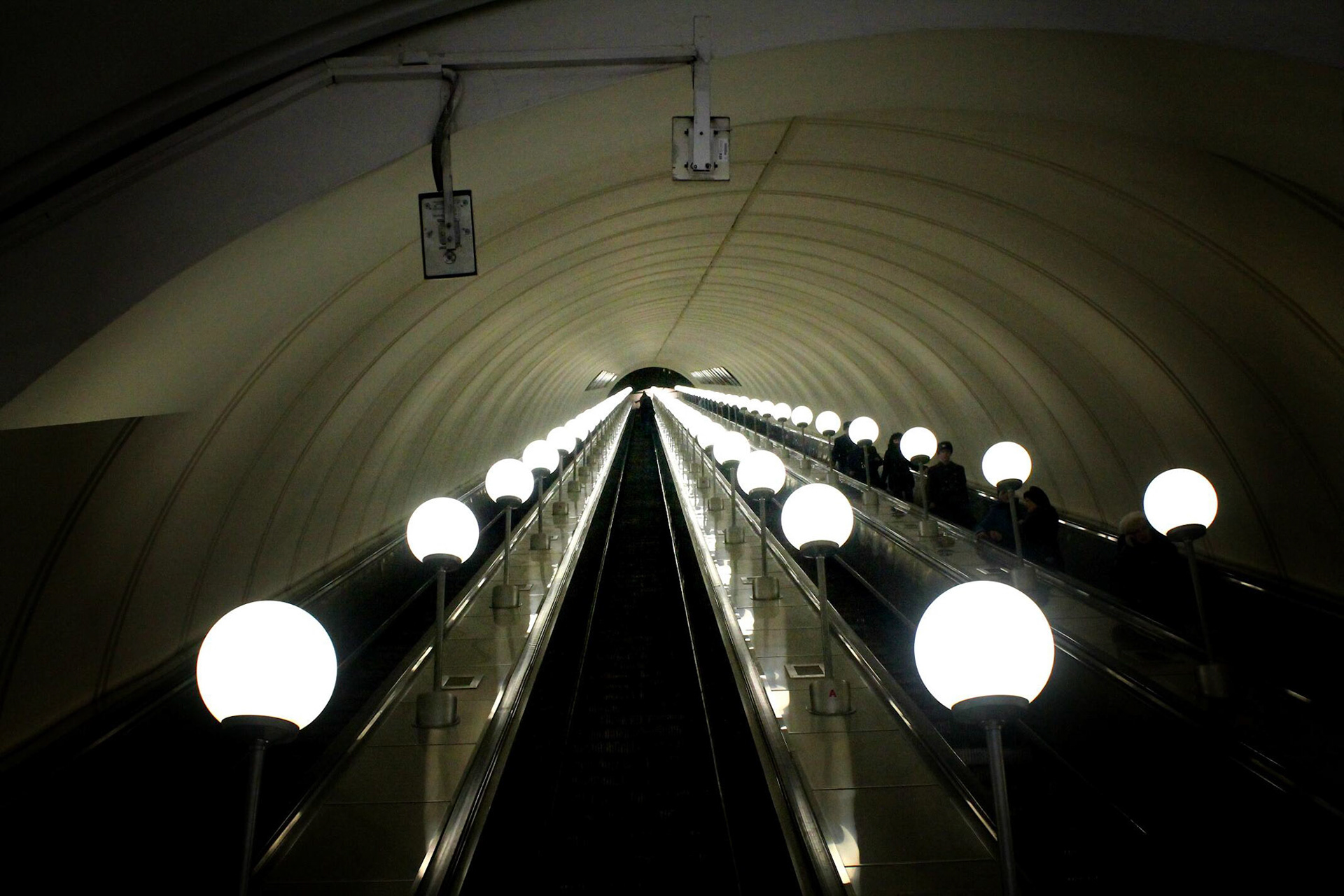 Park Pobedy Russias deepest metro station, Moscow