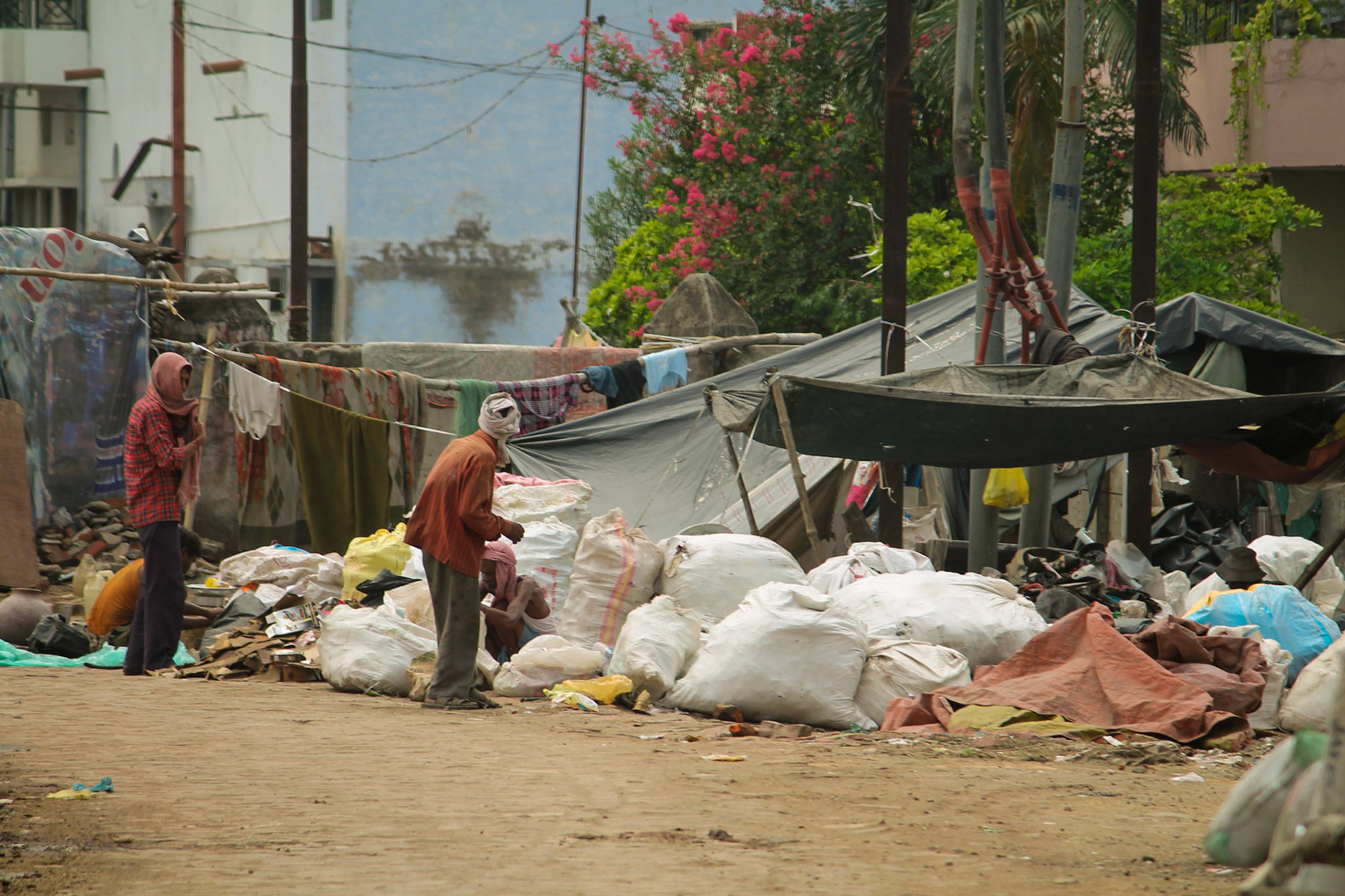 The Poor quarters of Varanasi