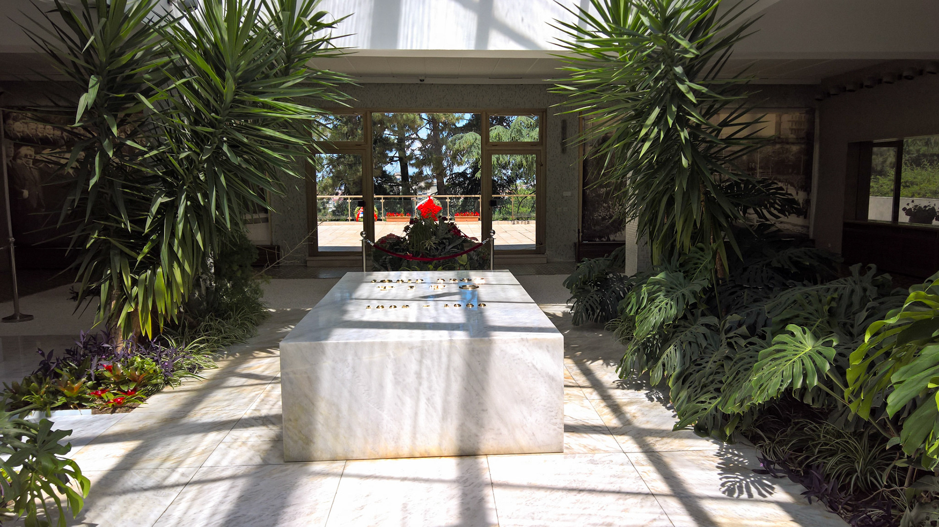 Tito’s grave at the House of Flowers, Belgrade