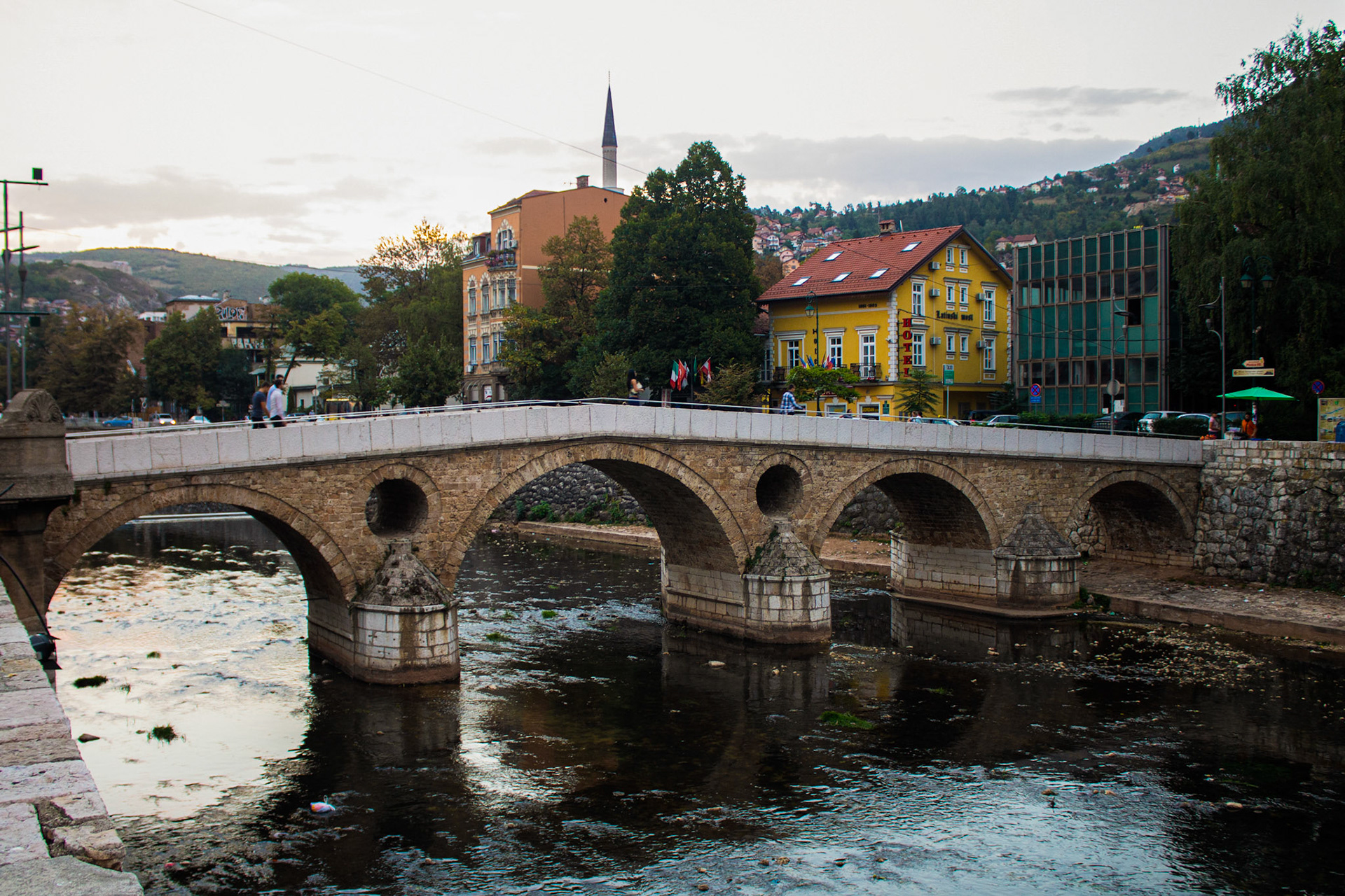 The Latin bridge, where Franz Ferdinand was shot, Sarajevo