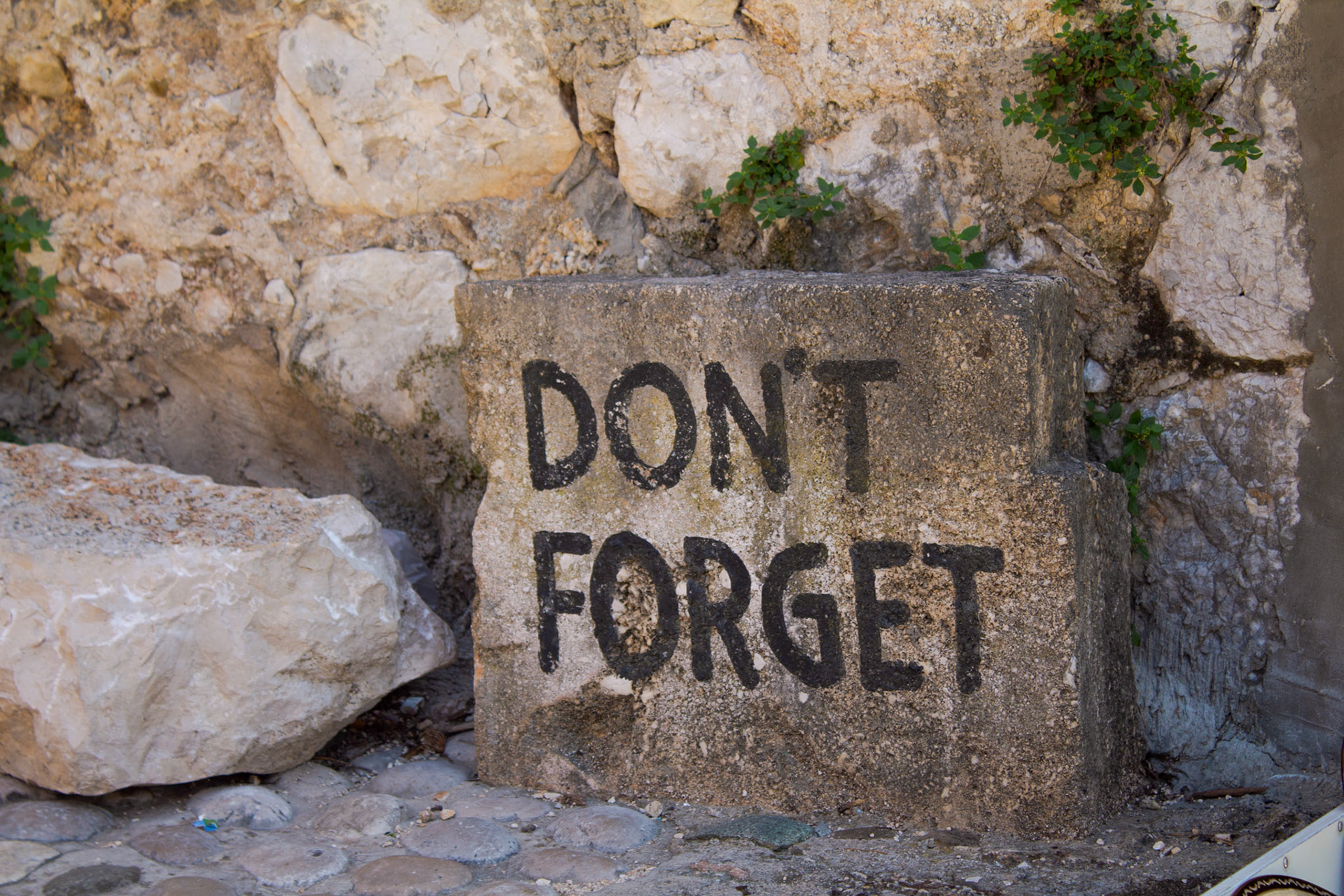 Memorial stones, Mostar