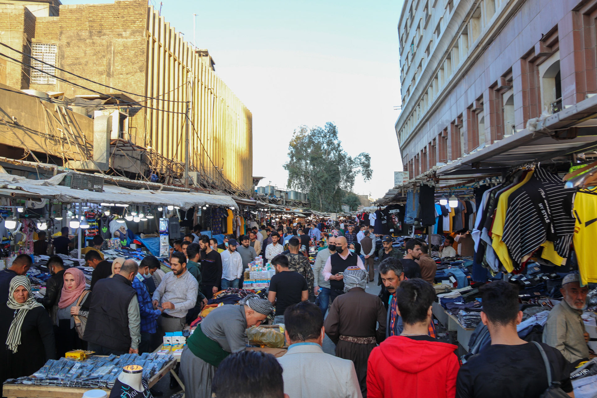 Friday market in Erbil, Kurdistan Region of Iraq