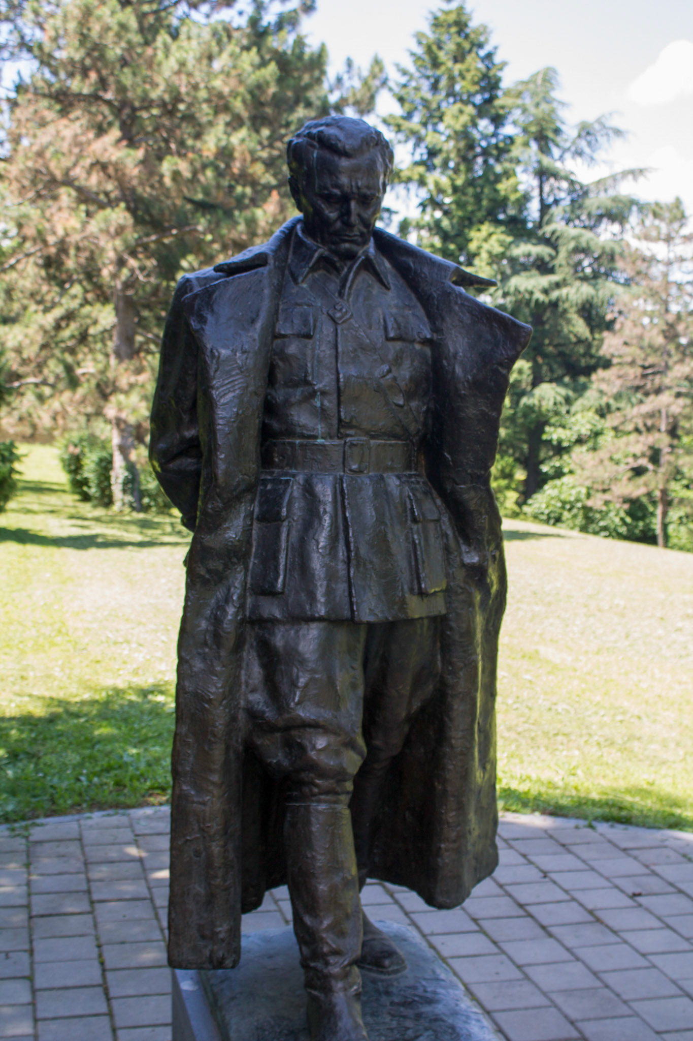 Tito statue at the house of flowers, Belgrade