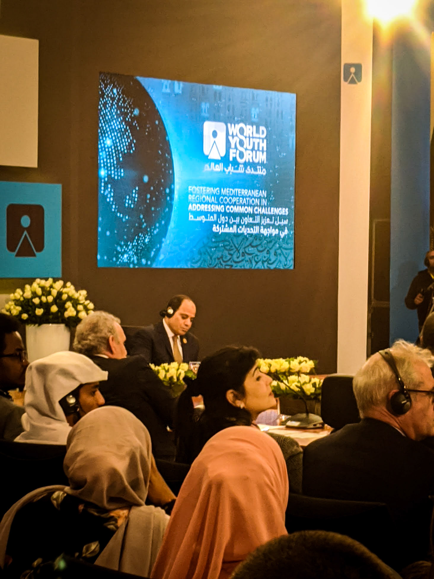 Roundtables with Abd al-Fattah al-Sisi and the ministers of the mediterrean, Sharm-el-Sheik