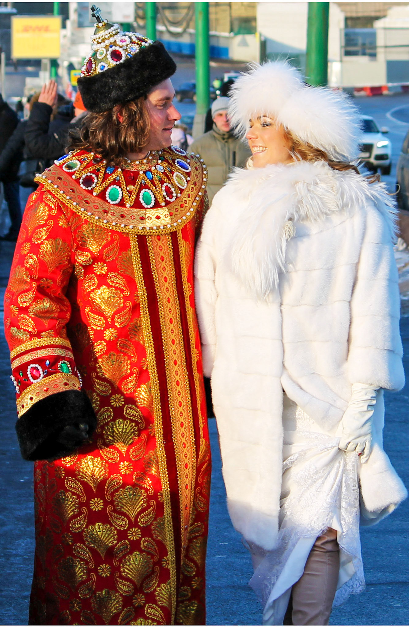 Newly weds, Moscow