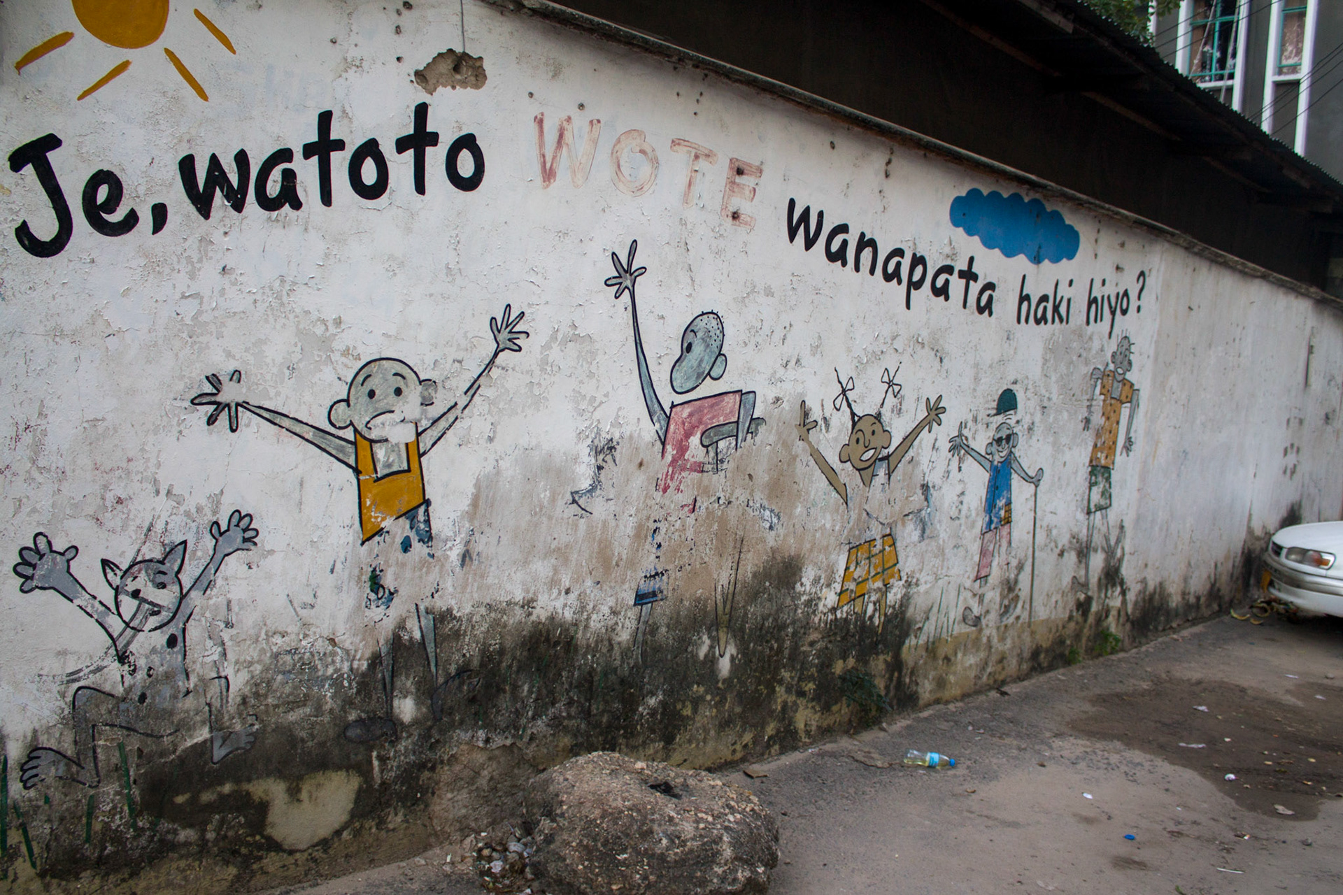 Street art in Dar-Es-Salaam
