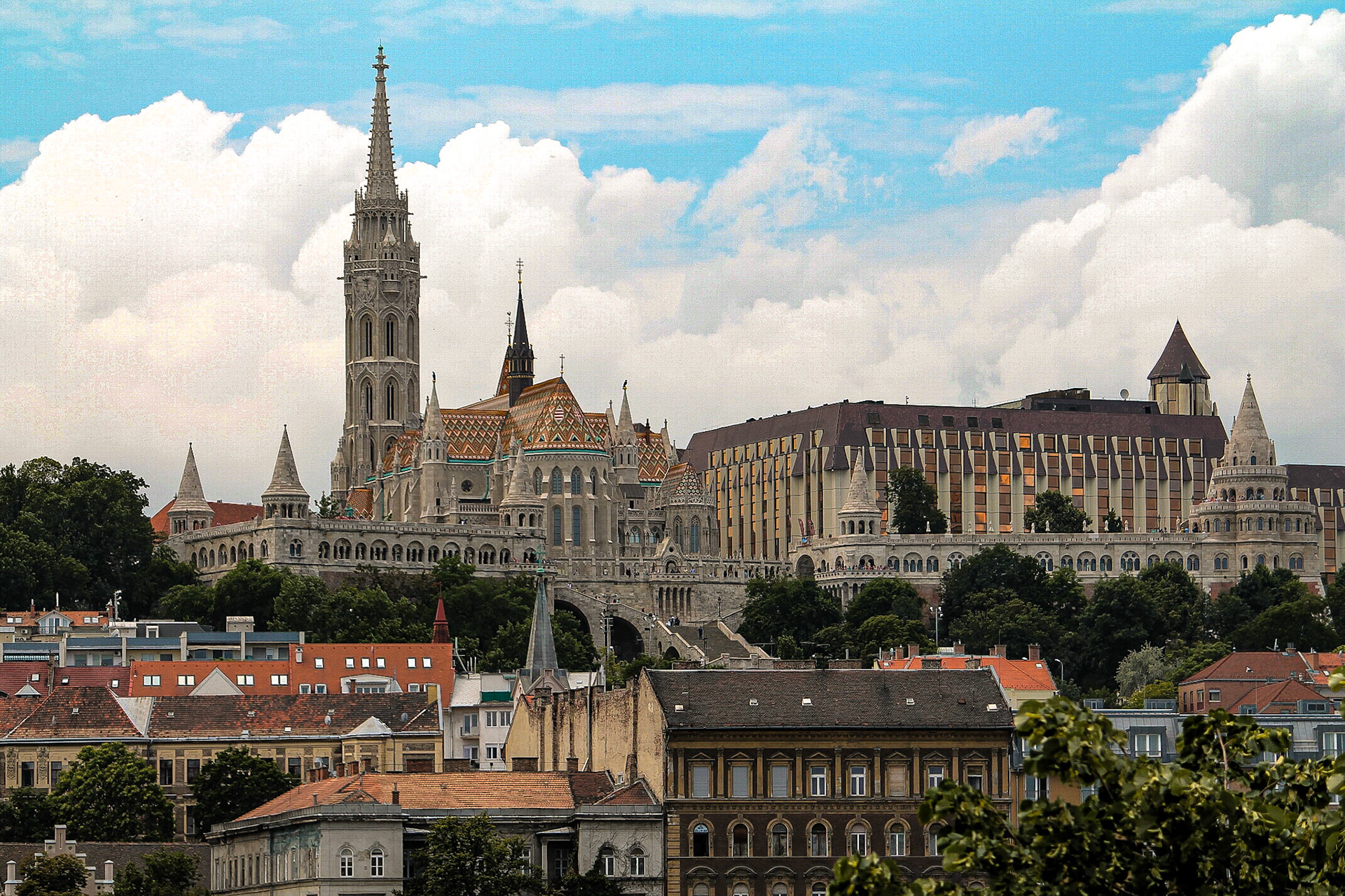 Matthias Church and the Fishermans bastion, Budapest
