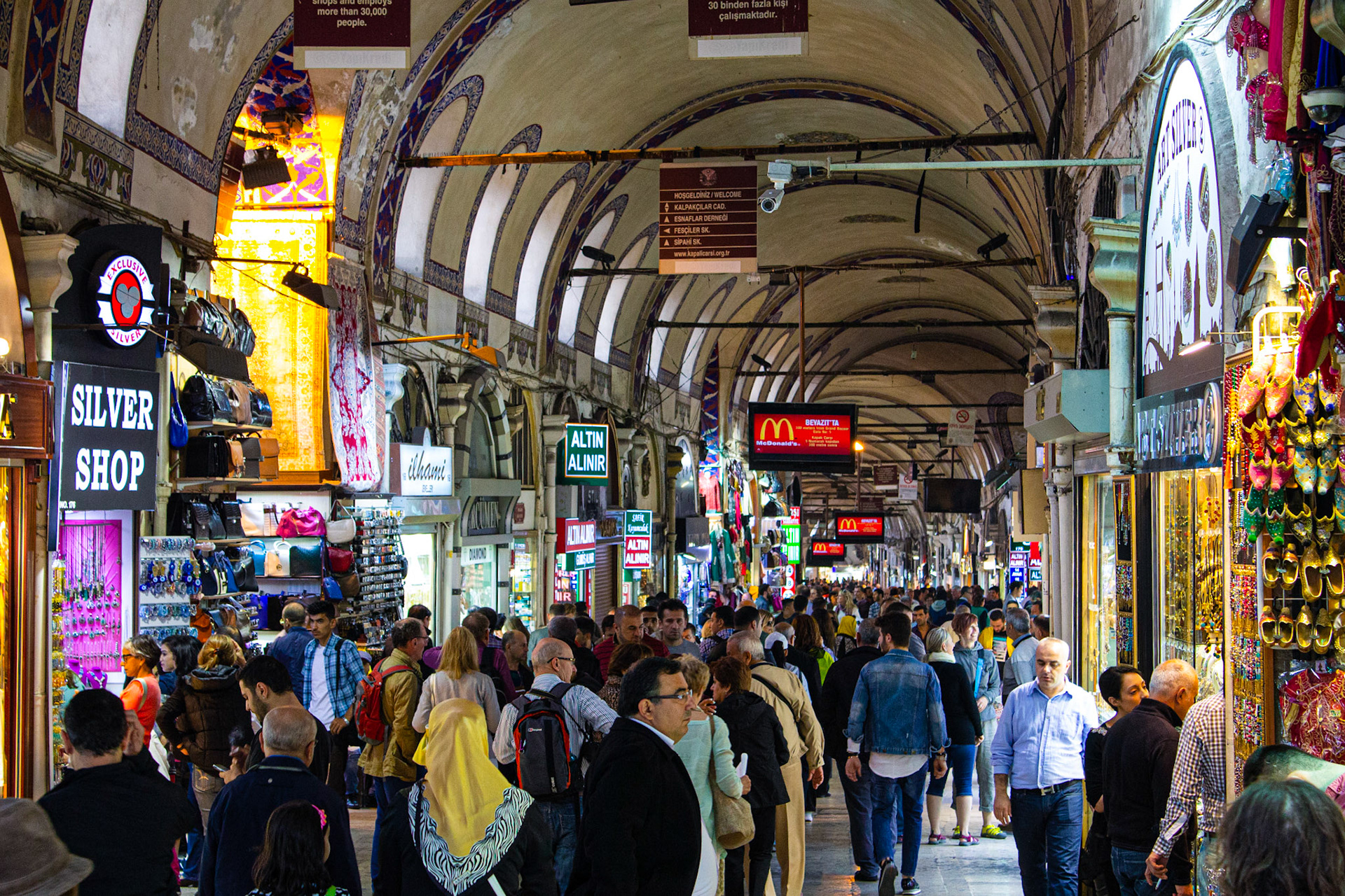 Inside the Grand bazaar