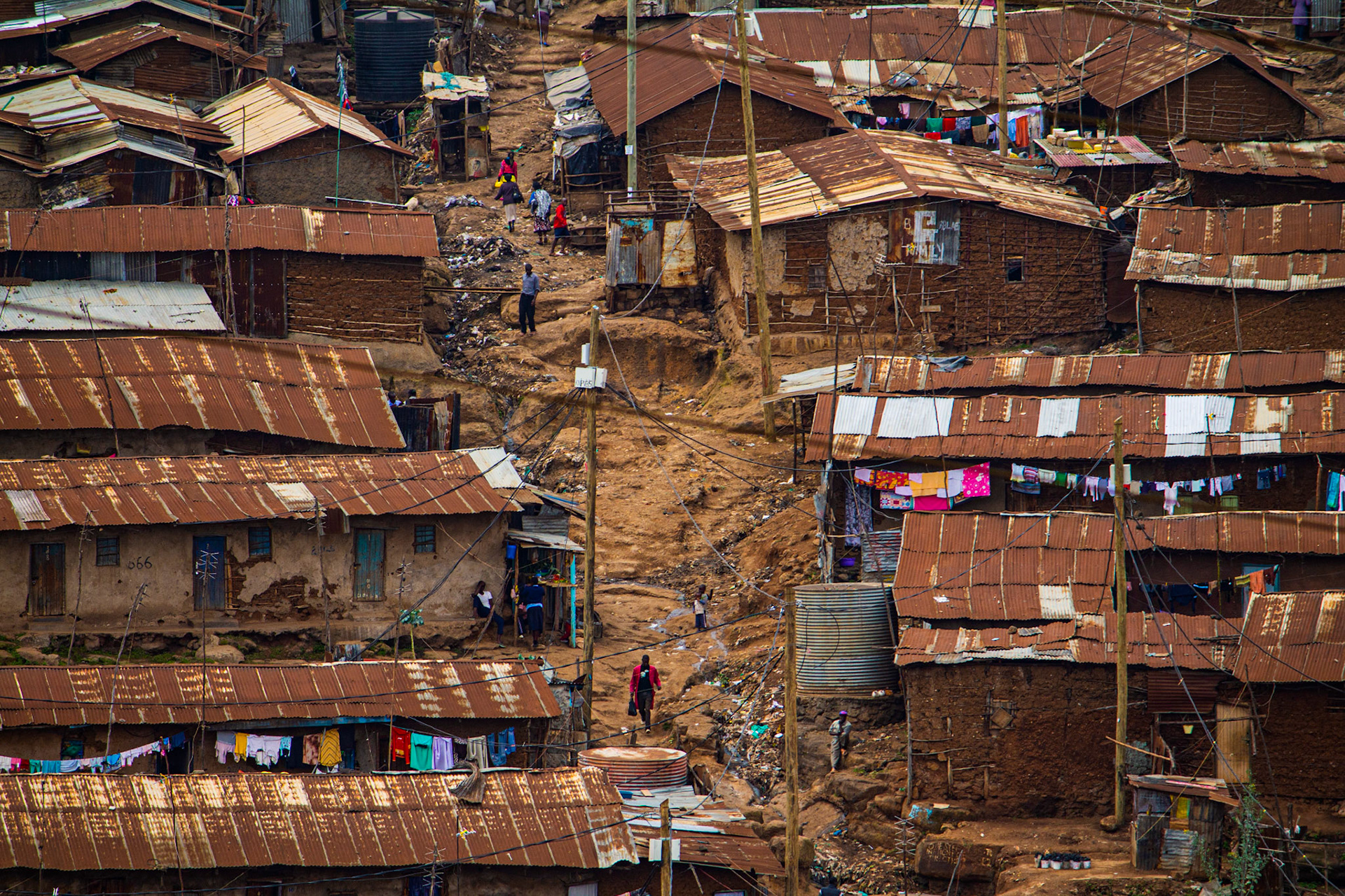 Kibera seen from above