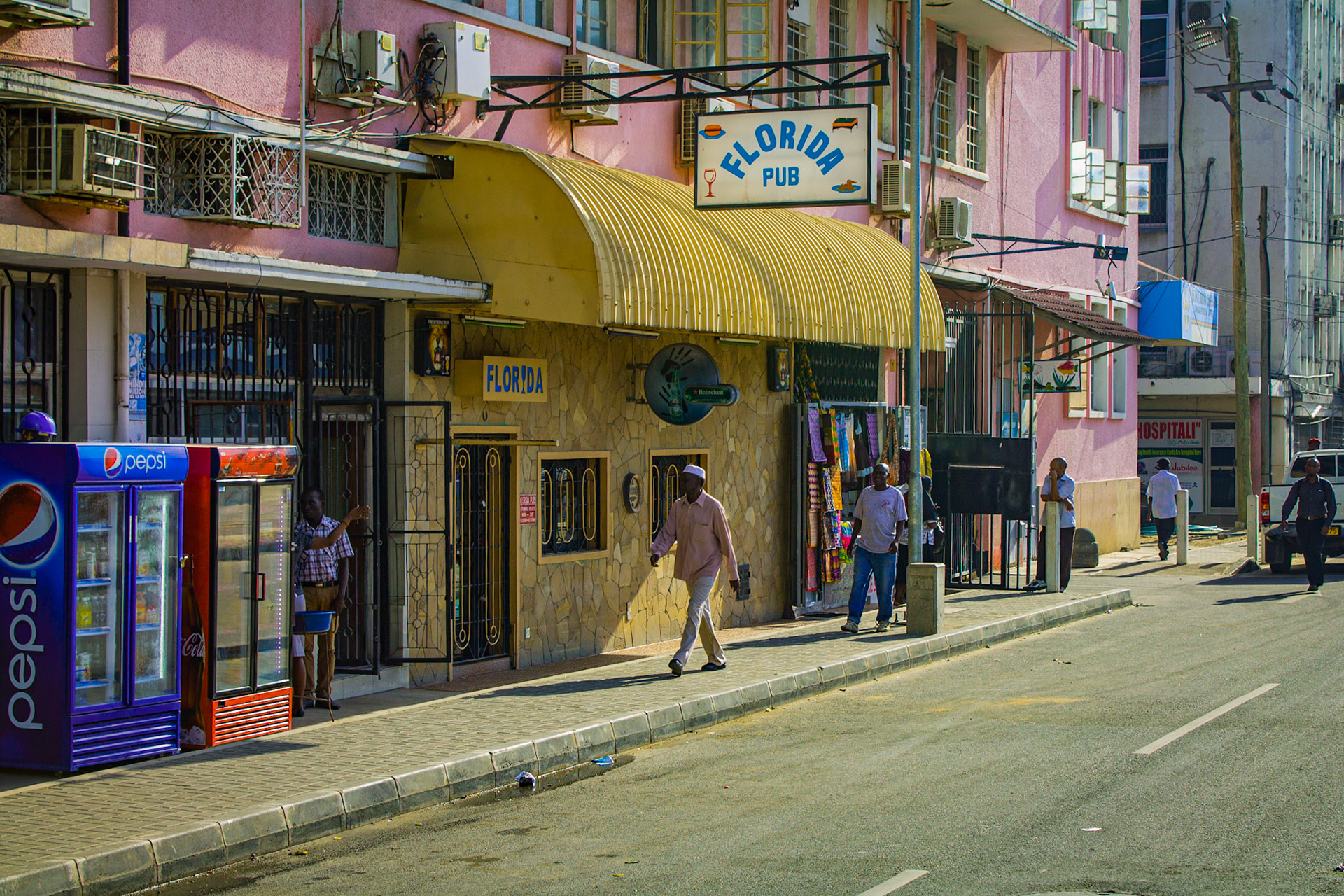 Favorit harbour pub in Dar-Es-Salaam, Tanzania