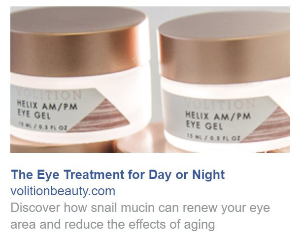 FB Ad - Helix AM/PM Eye Gel