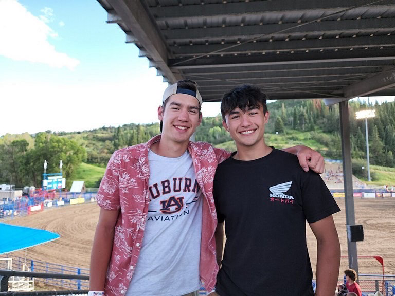 My Cousin And I At A Rodeo