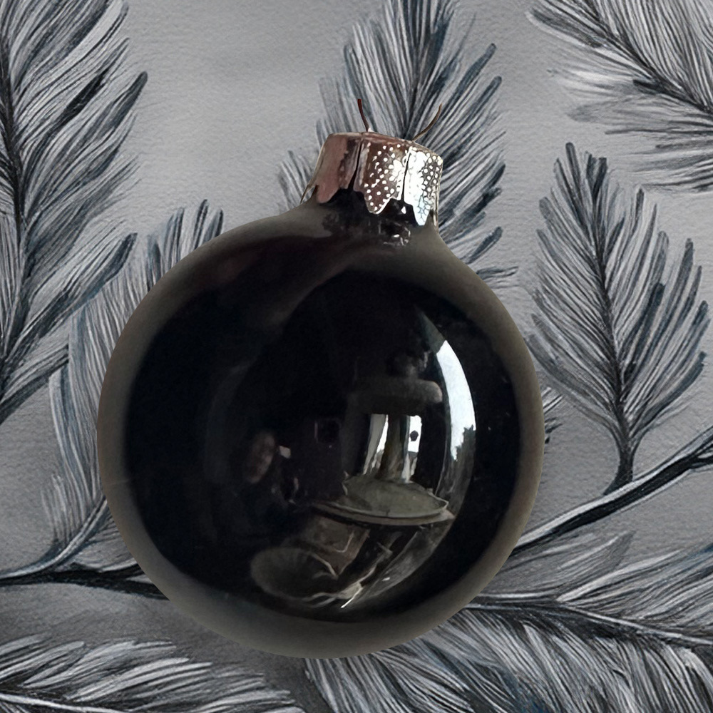 Black Gloss | Glass | 5 cm | 2 Available |